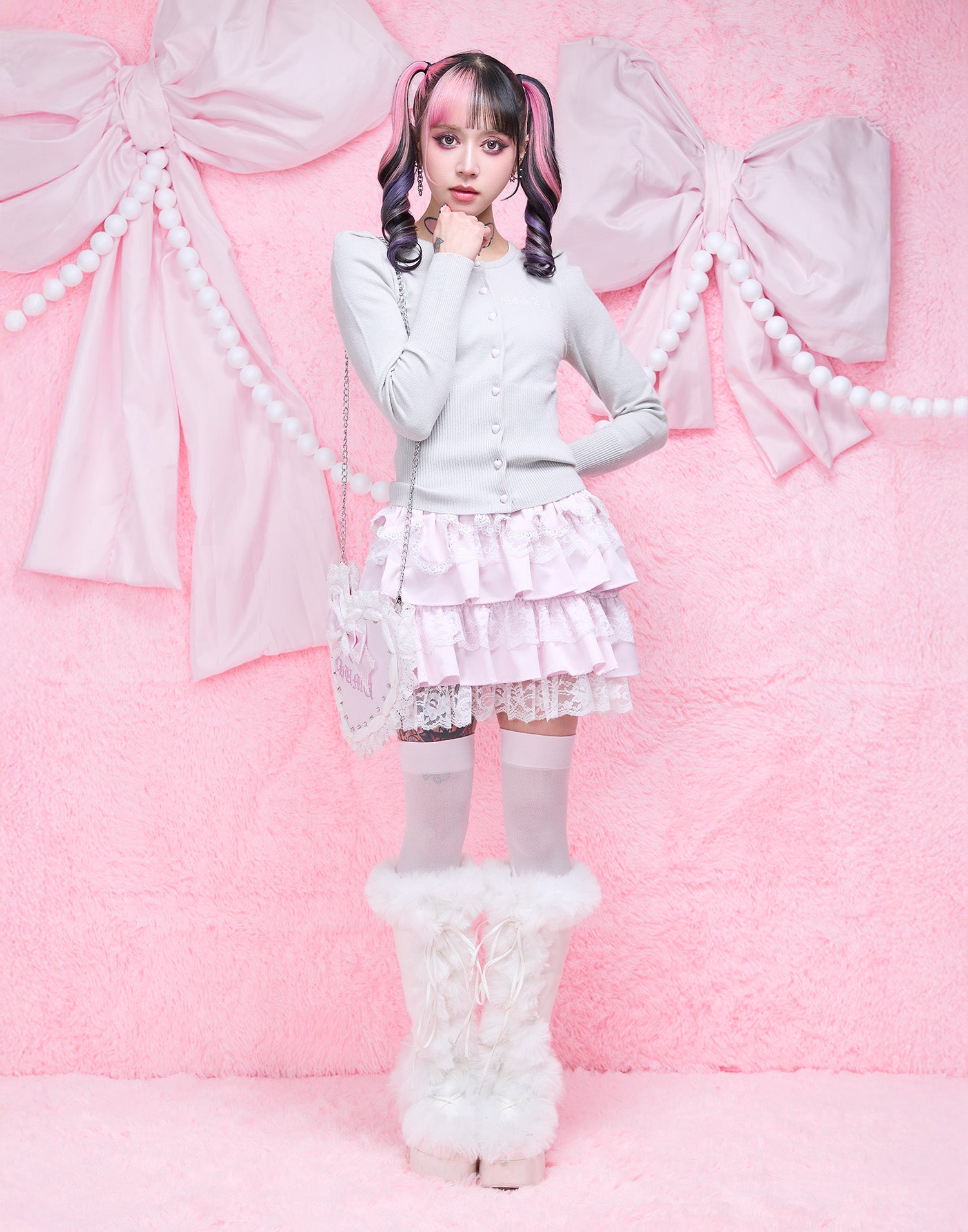 Melting lace tiered skirt – AVENCHUMU （アバンチュウム）