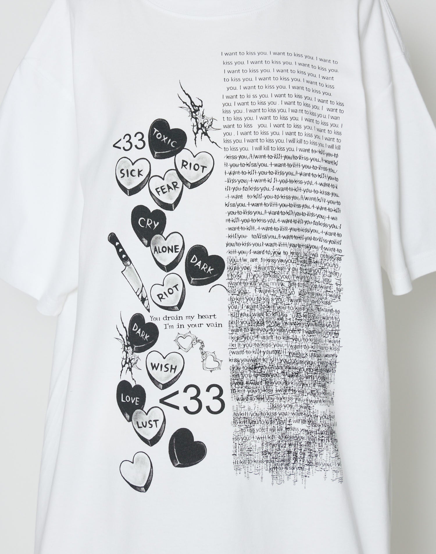 Full of illustration T-shirt – AVENCHUMU （アバンチュウム）