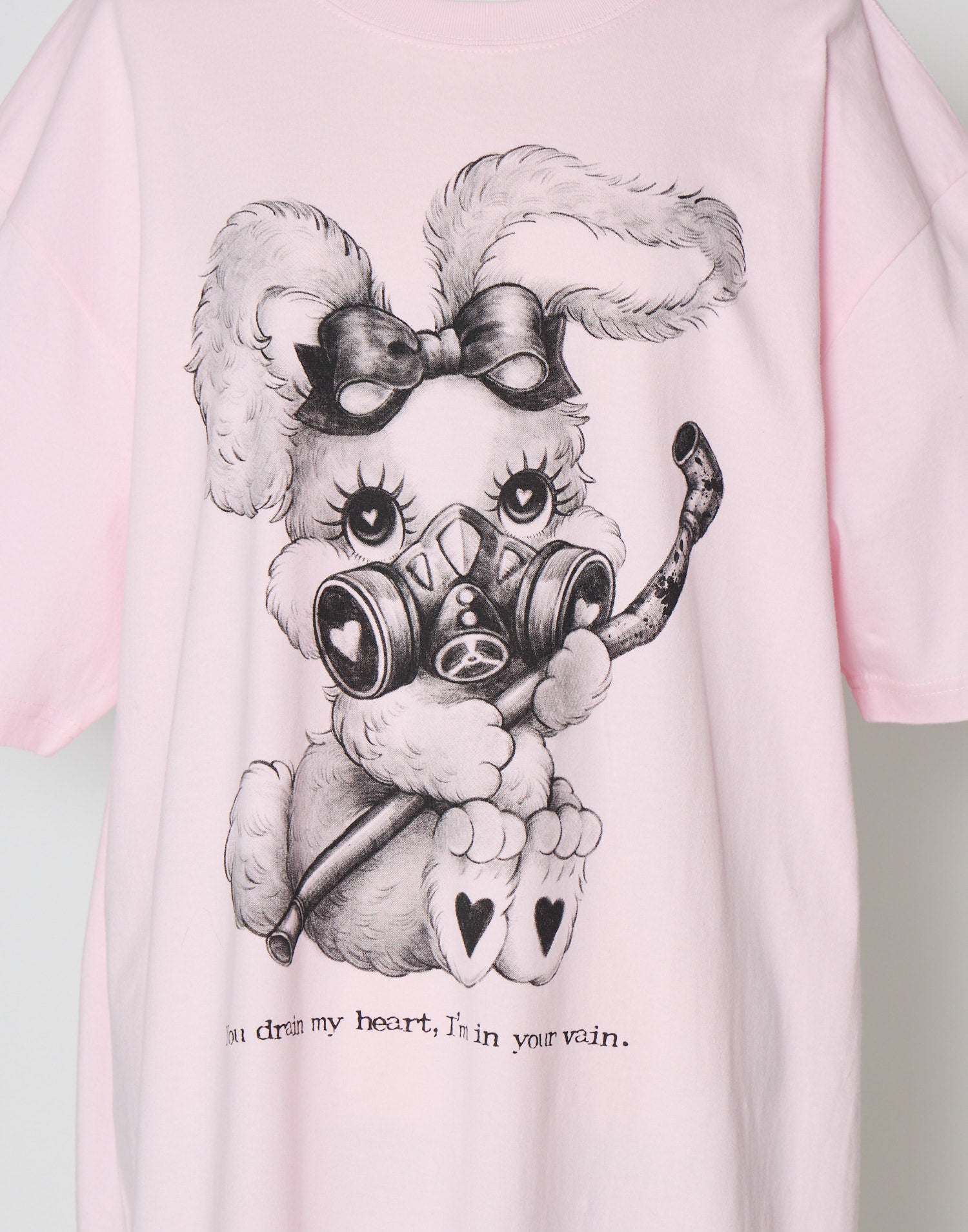 Bunny illustration T-shirt – AVENCHUMU （アバンチュウム）