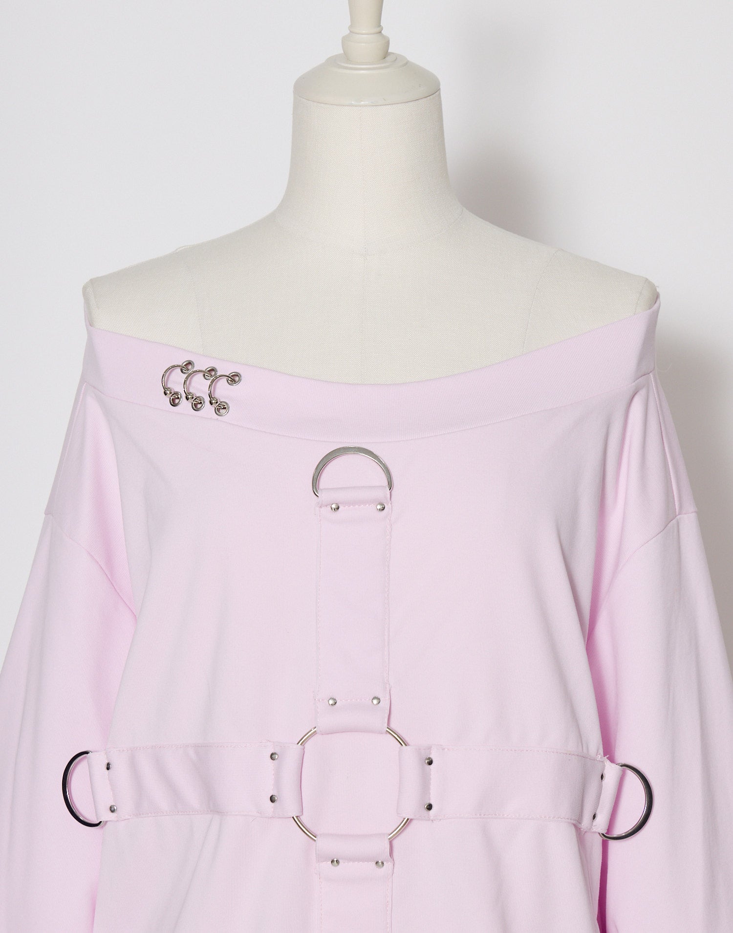 Front cross long sleeve T-shirt – AVENCHUMU （アバンチュウム）