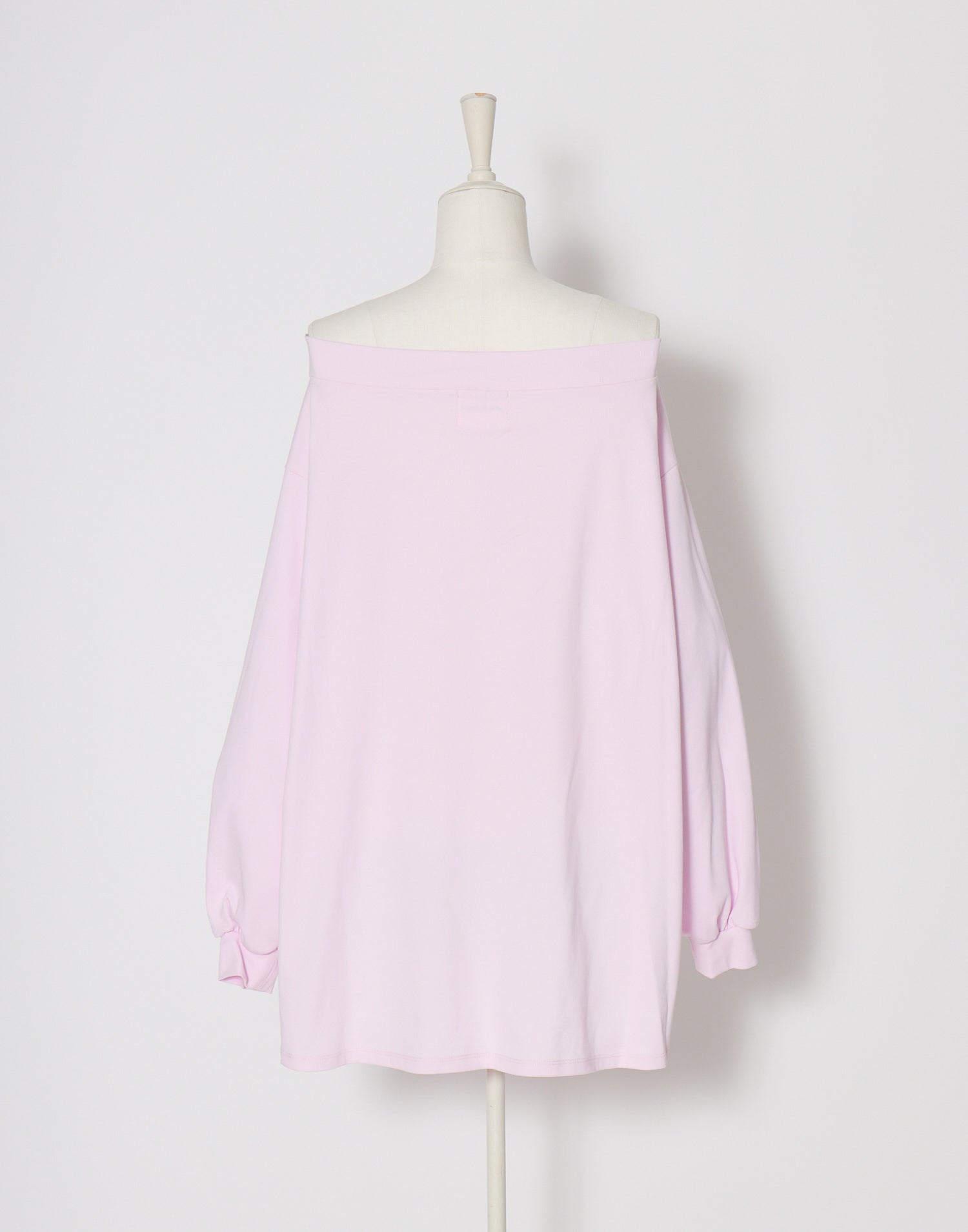 avenchumu フロントクロスロングスリーブtシャツ　ホワイト Front cross long sleeve T-shirt – AVENCHUMU （アバンチュウム）