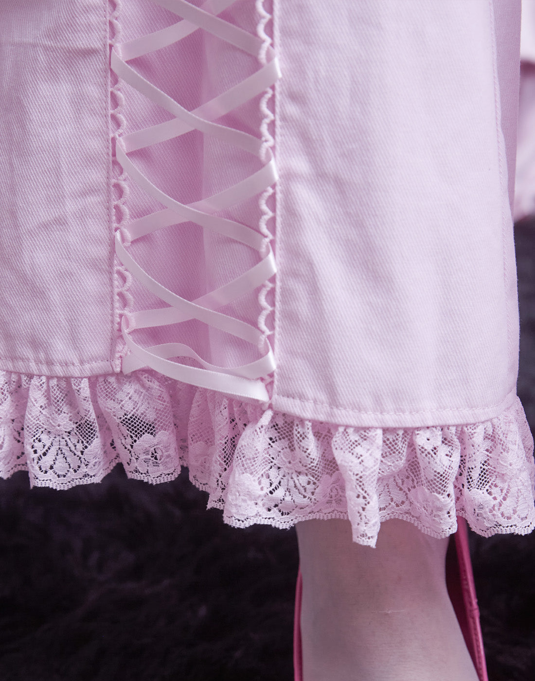 アバンチュウム Heart studs pocket lace up pants Heart studs pocket lace up pants – AVENCHUMU （アバンチュウム）