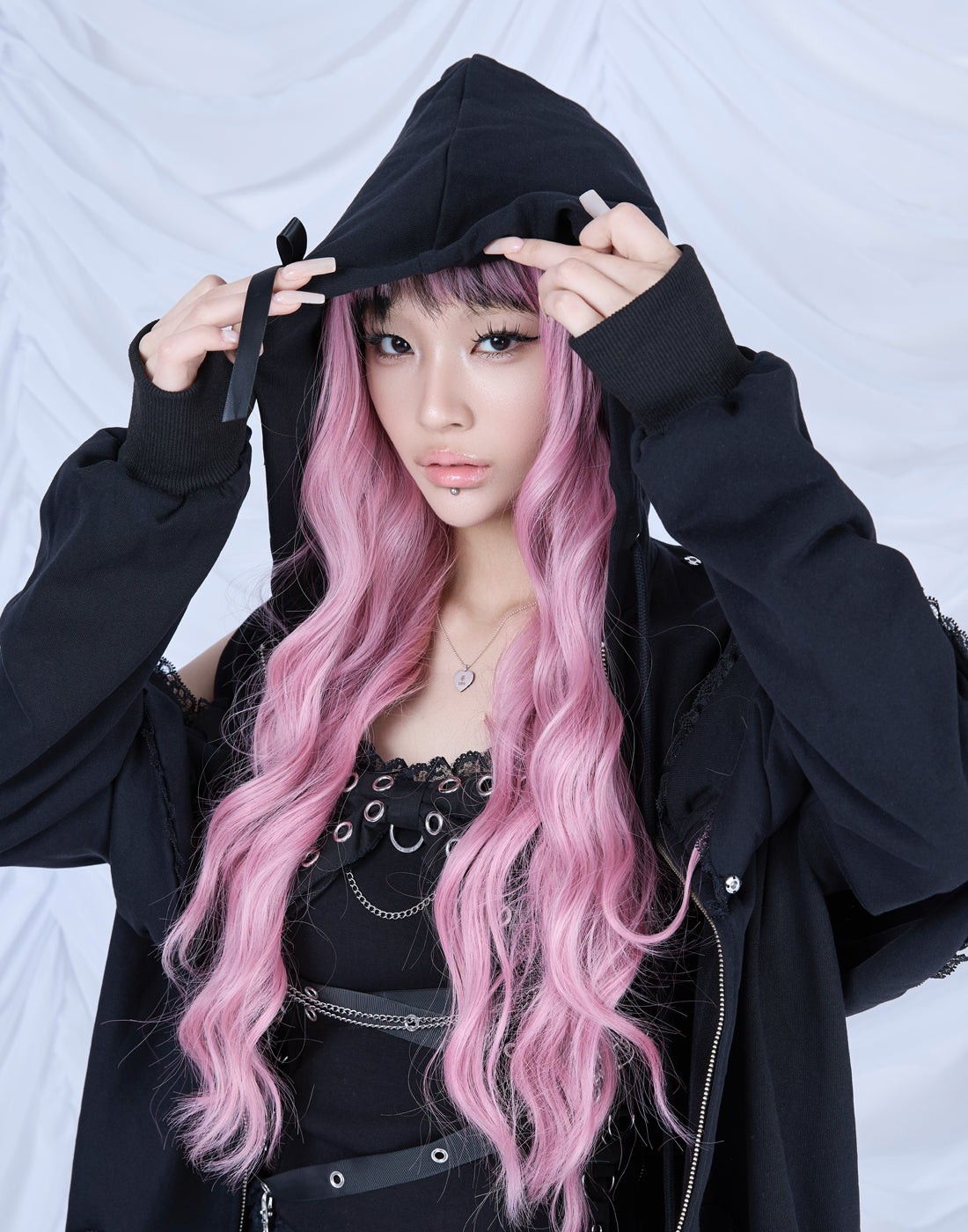 AVENCHUMU ♡リボンショルダージップフーディ♡GLAY AVENCHUMU