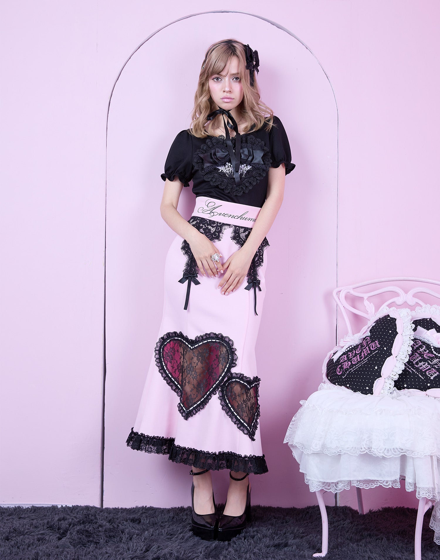 Love heart's cake AVENCHUMU t-shirt – AVENCHUMU （アバンチュウム）