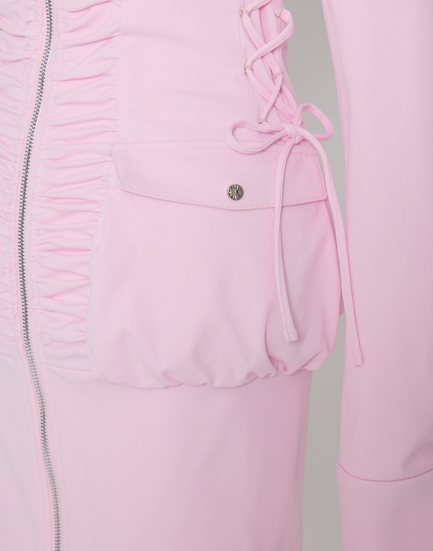 Zip-up shirt collar shirring one-piece – AVENCHUMU （アバンチュウム）