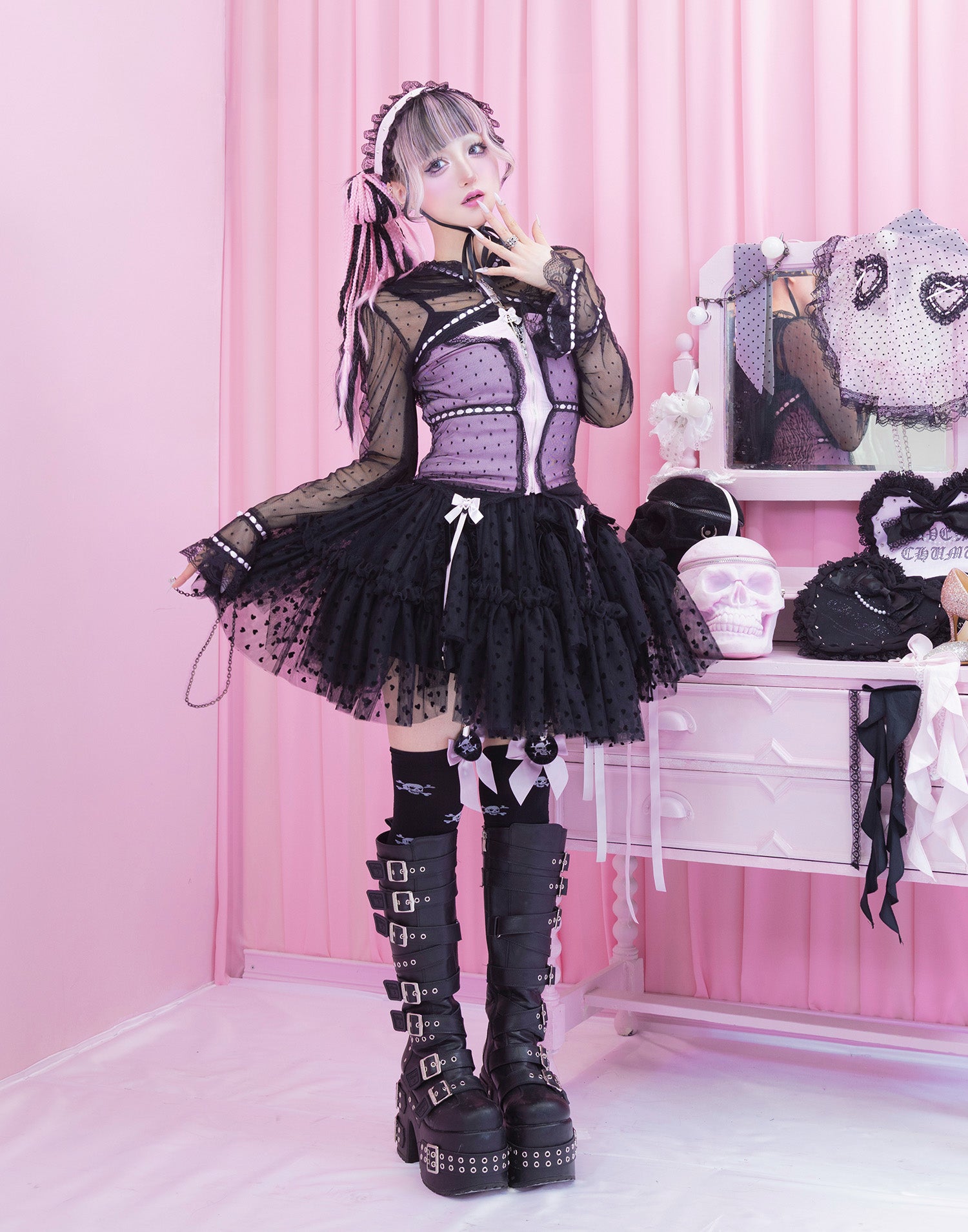 Race & frill zip foodie – AVENCHUMU （アバンチュウム）
