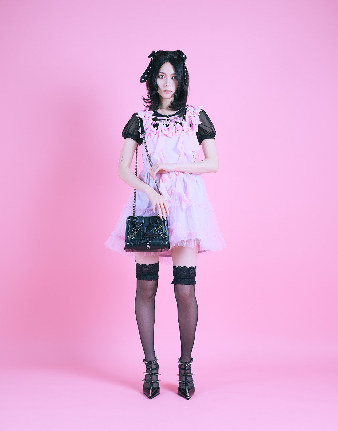 Lethal ribbon sleeveless one piece – AVENCHUMU