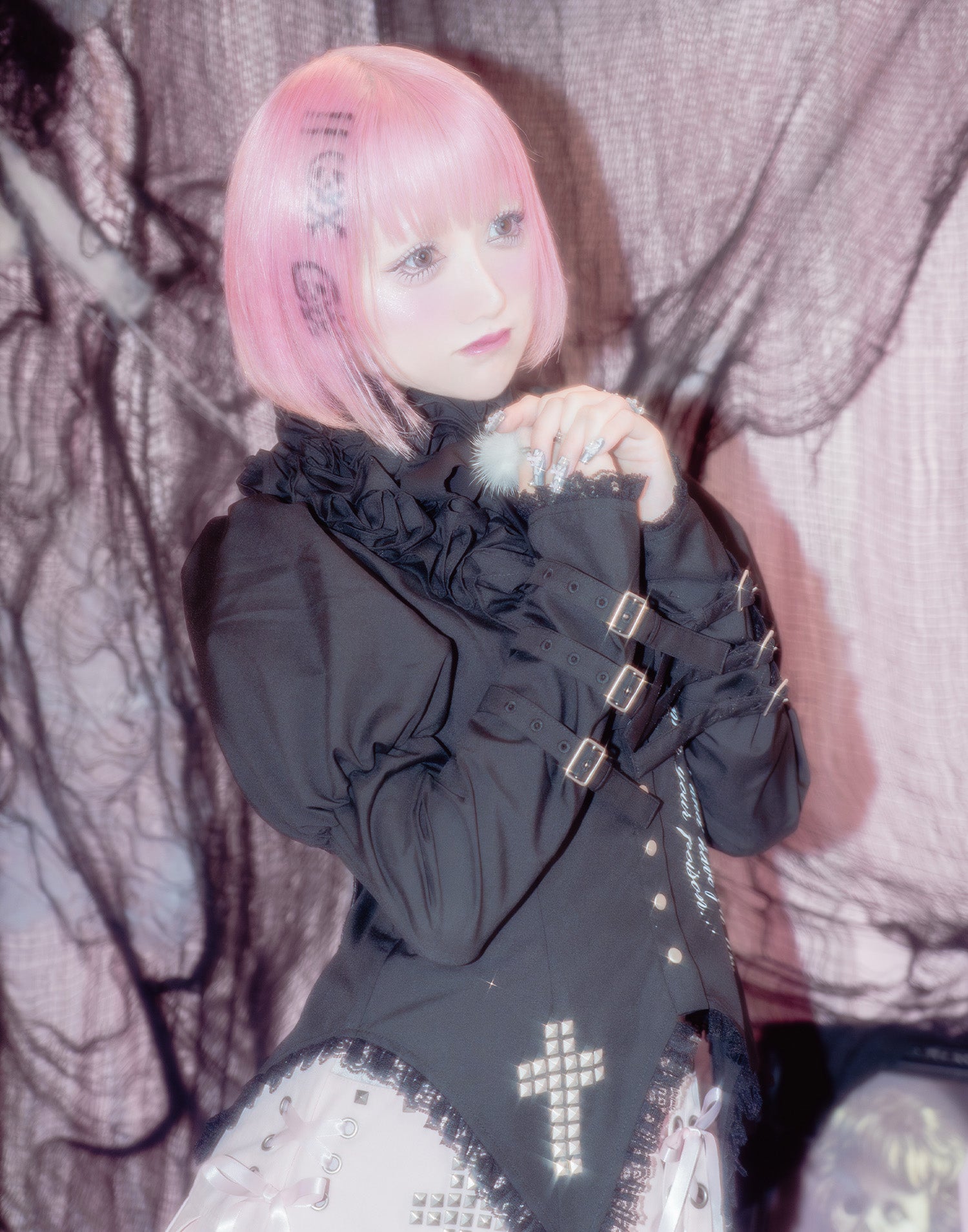 トップス Avenchumu little angel frill blouse little angel frill blouse – AVENCHUMU （アバンチュウム）