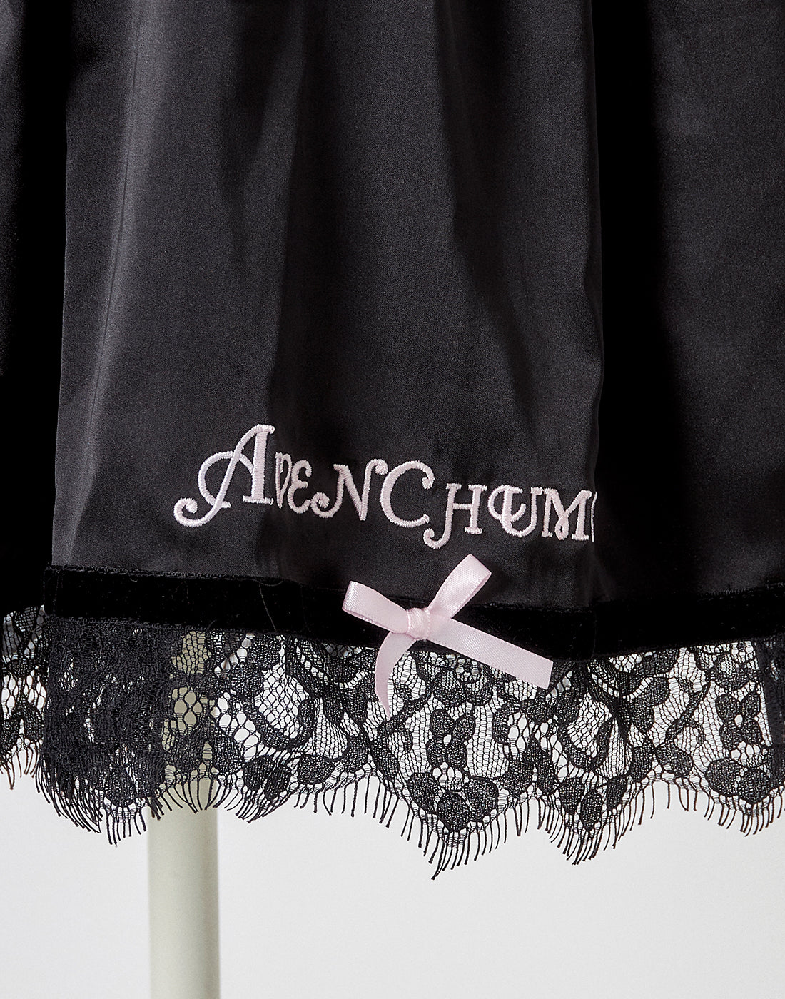 アバンチュウム Dot tulle & ribbon satinbabydoll Dot tulle & ribbon satin babydoll – AVENCHUMU （アバンチュウム）