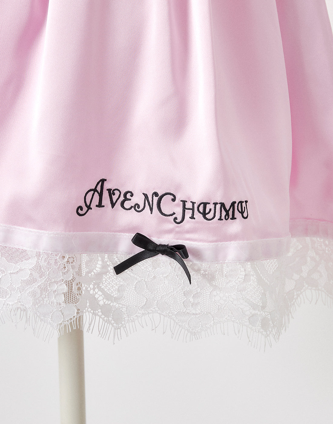 アバンチュウム Dot tulle & ribbon satinbabydoll Dot tulle & ribbon satin babydoll – AVENCHUMU （アバンチュウム）