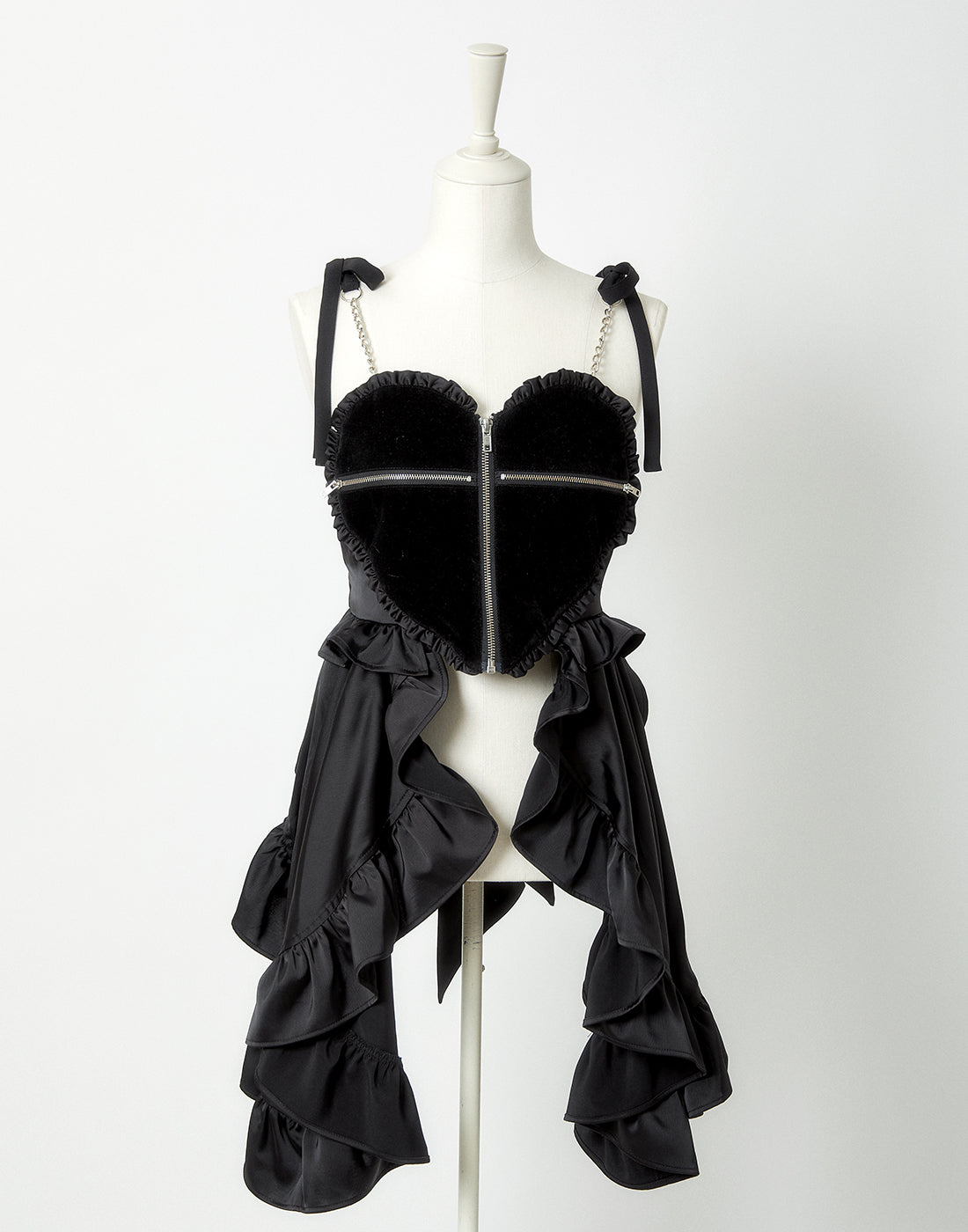 トップス AVENCHUMU Zip heart & chain ruffle gilet 240731_0116.jpg?v=1724749083&