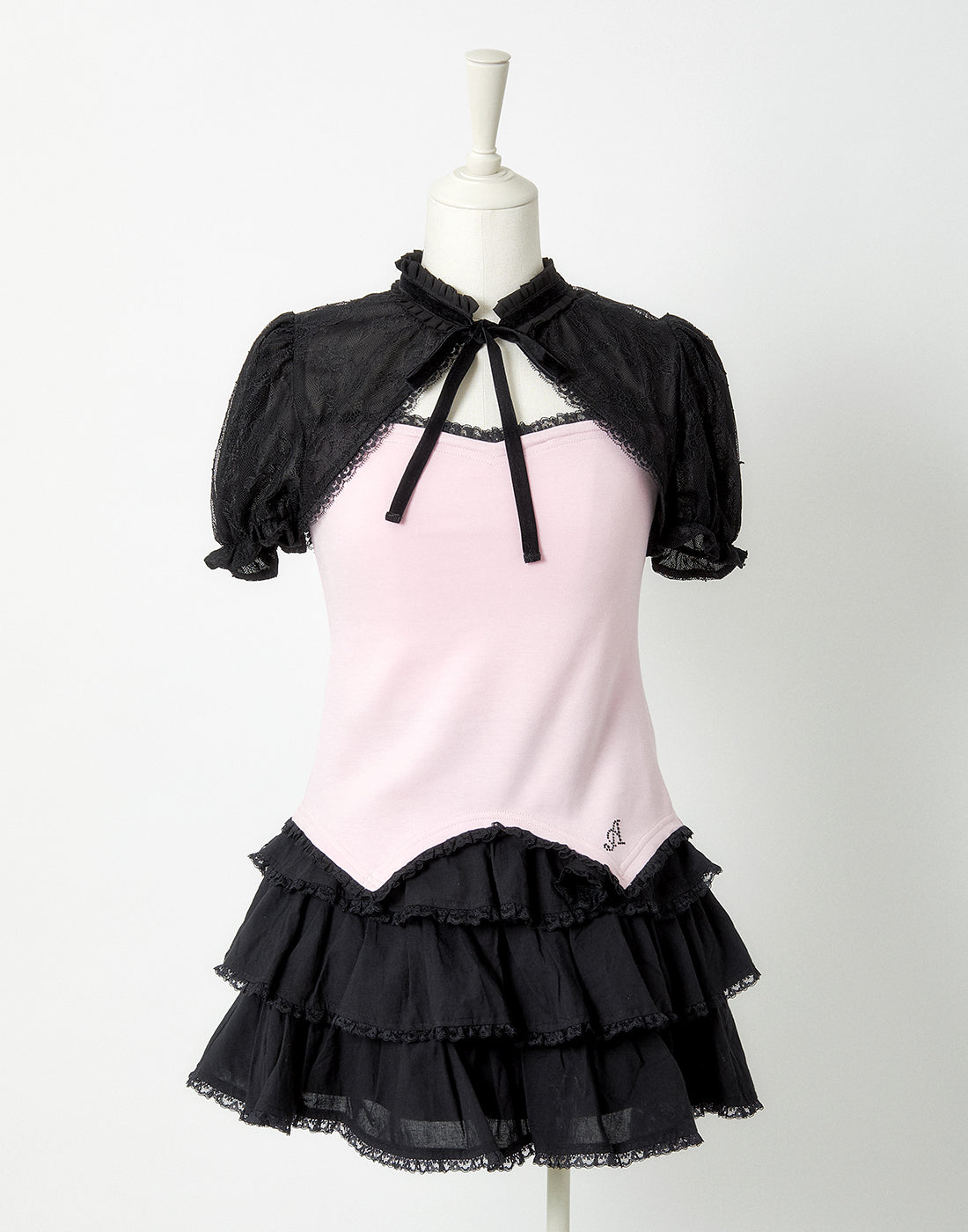 Ruffle frill ribbon tiered skirt – AVENCHUMU （アバンチュウム）