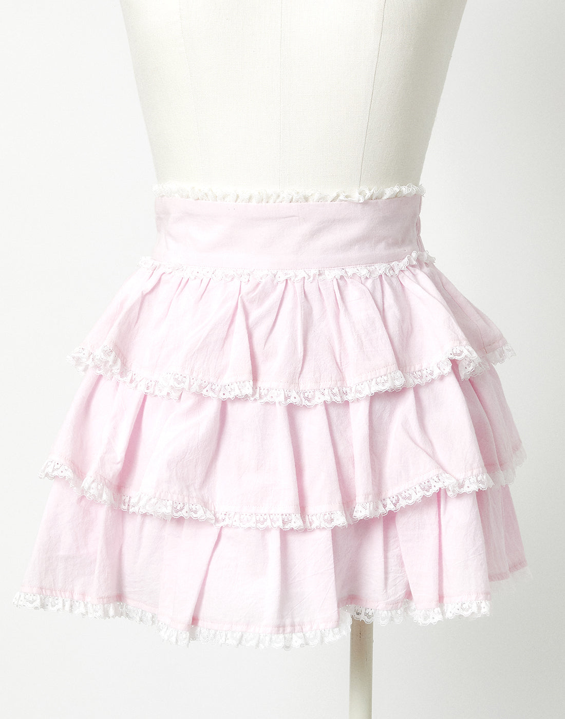 スカート AVENCHUMU Frill heart stone logo skirt My only Doll frill skirt – AVENCHUMU （アバンチュウム）