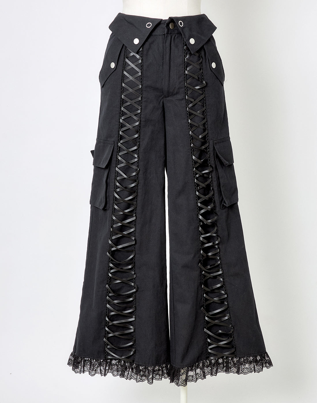 アバンチュウム Heart studs pocket lace up pants Heart studs pocket lace up pants – AVENCHUMU （アバンチュウム）