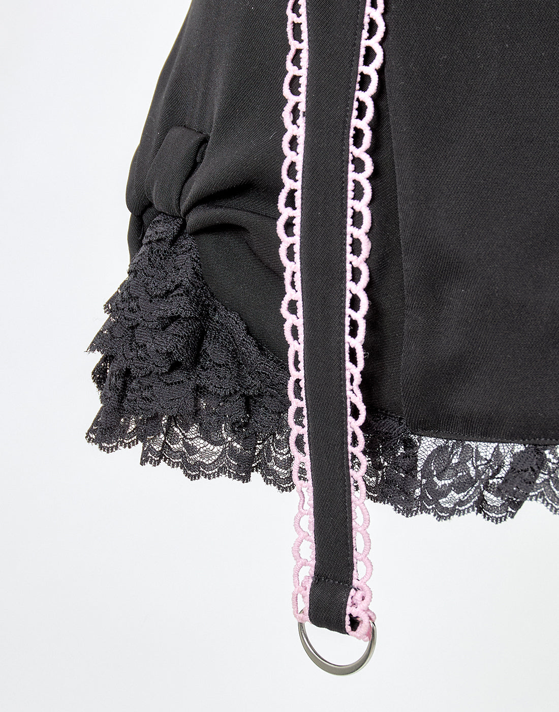Side ribbon & frill back ribbon skirt – AVENCHUMU （アバンチュウム）