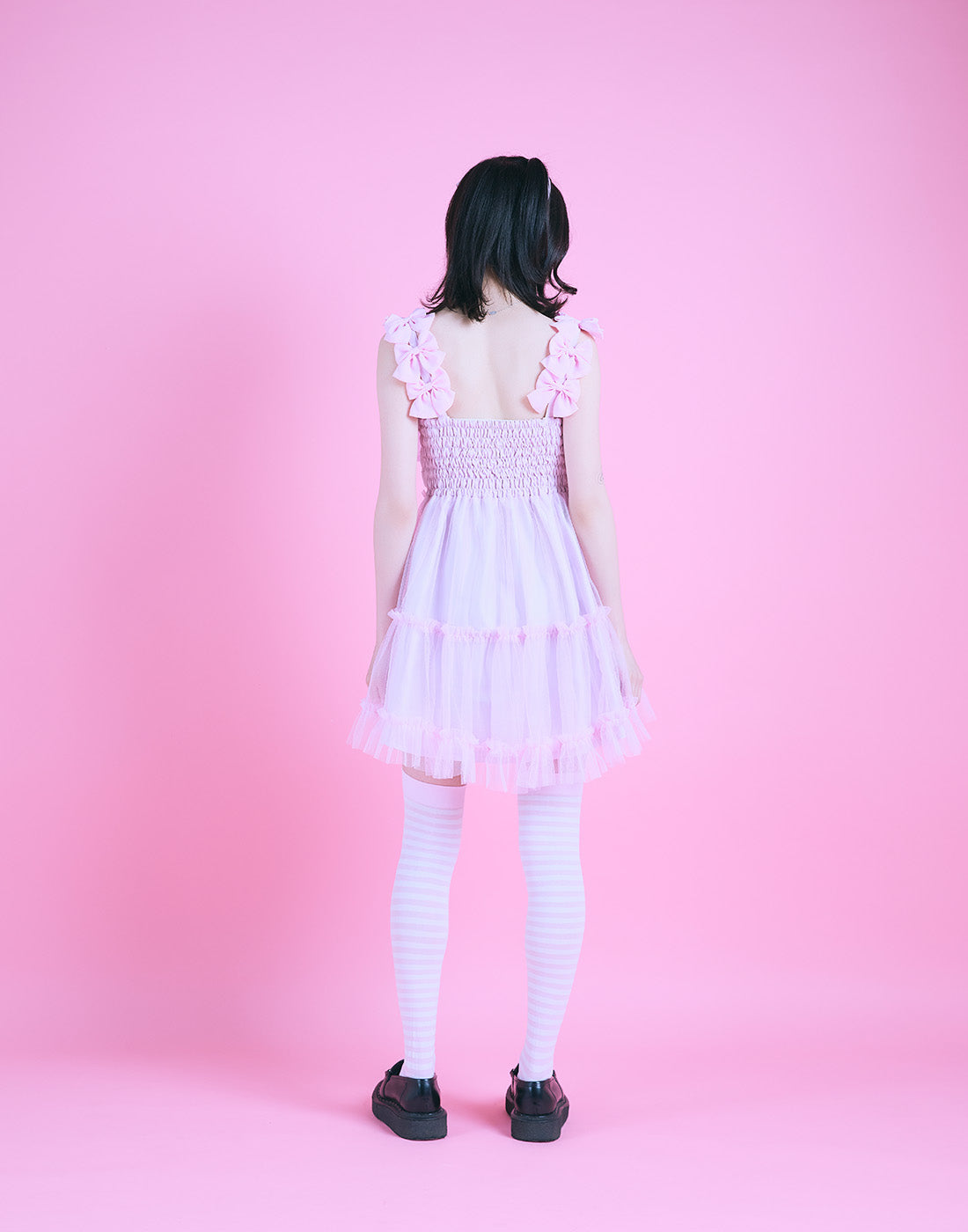 ワンピース Lethal ribbon sleeveless one piece Lethal ribbon sleeveless one piece – AVENCHUMU