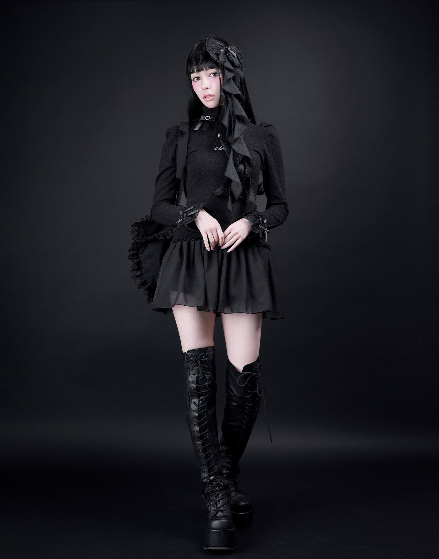 Angel feather knit one-piece – AVENCHUMU （アバンチュウム）