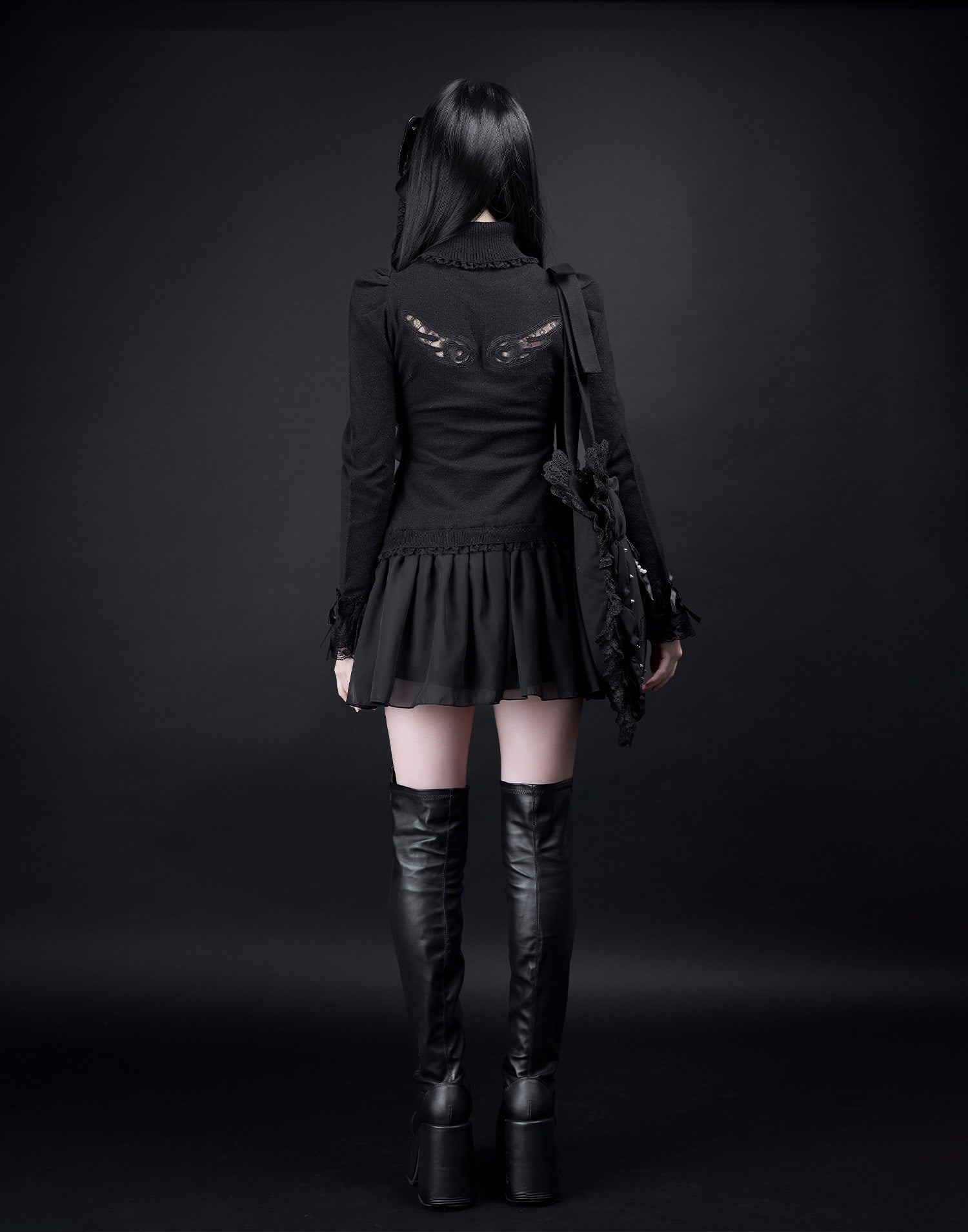 Angel feather knit one-piece – AVENCHUMU （アバンチュウム）