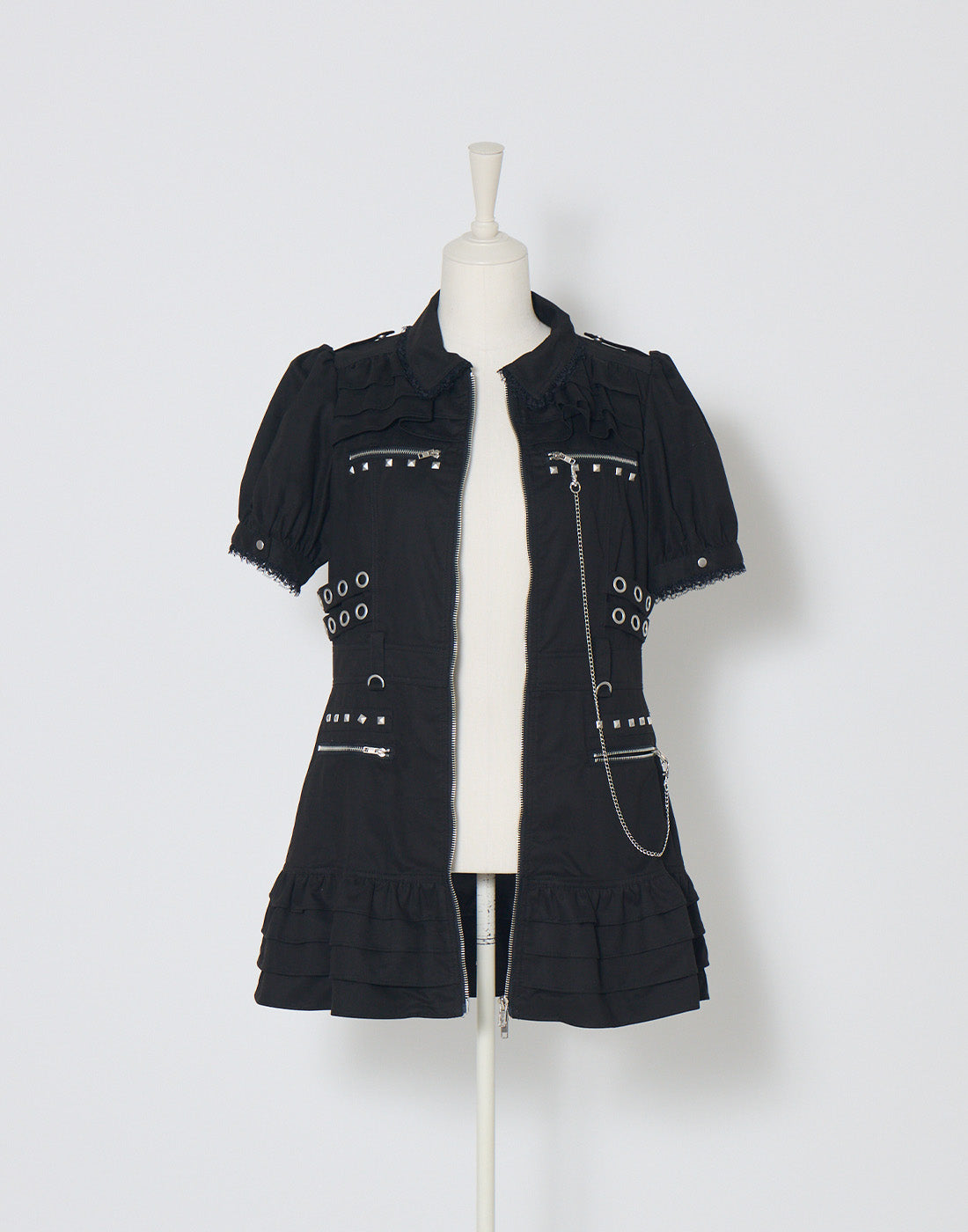 ワンピース AVENCHUMU Front ribbon chain one piece Front ribbon chain one piece – AVENCHUMU （アバンチュウム）