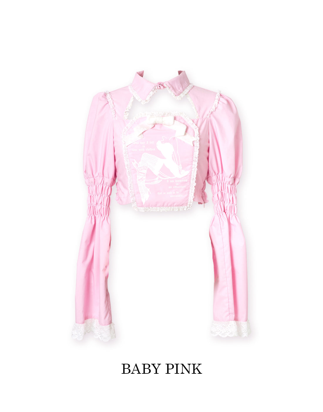 Flare sleeve coffin print blouse – AVENCHUMU （アバンチュウム）