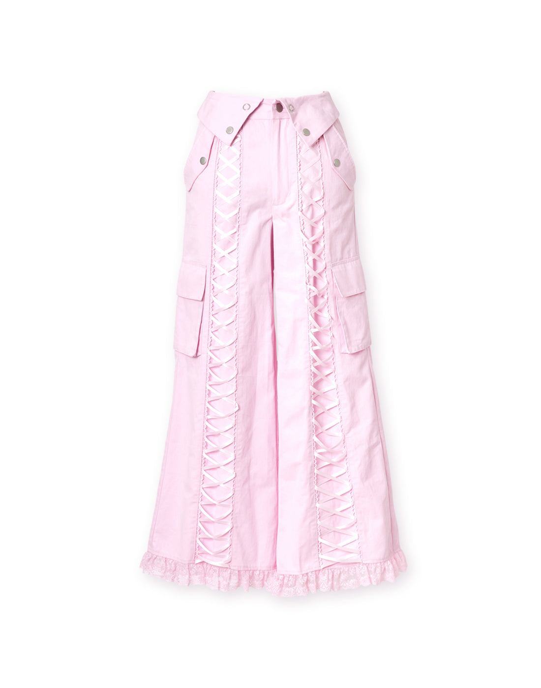 アバンチュウム Heart studs pocket lace up pants Heart studs pocket lace up pants – AVENCHUMU （アバンチュウム）