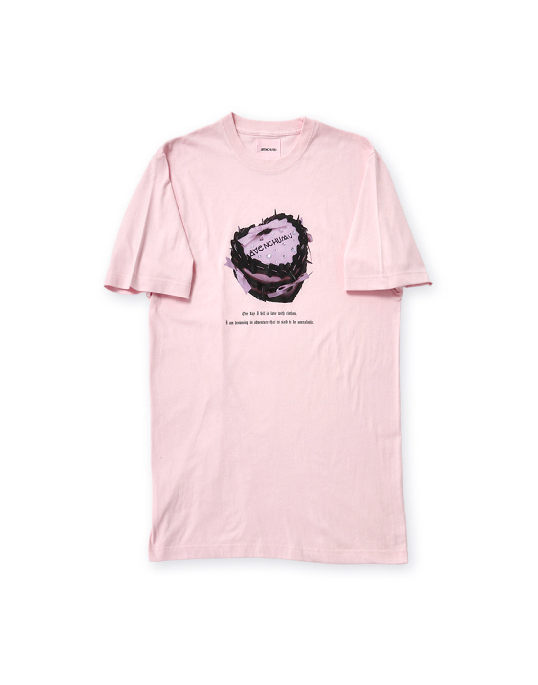 アバンチュウム　avenchumu ピンク　シャツ AVENCHUMU heart cake T-shirt – AVENCHUMU （アバンチュウム）
