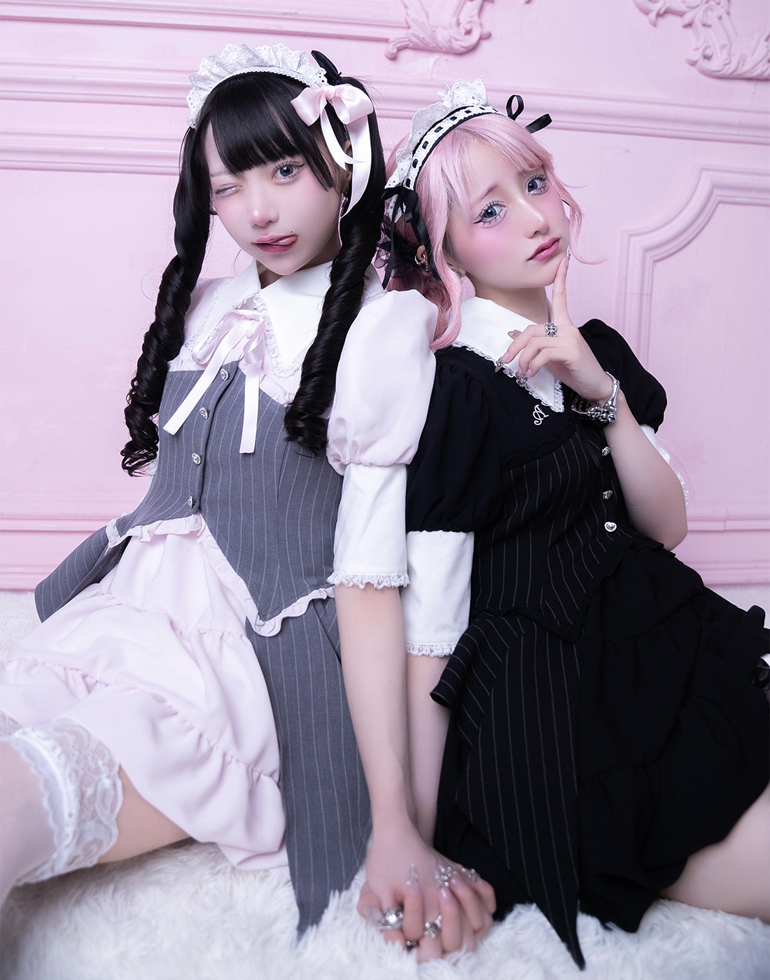 ワンピース avenchumu frill corset balloon onepiece Stripe ruffle frill corset balloon one piece – AVENCHUMU