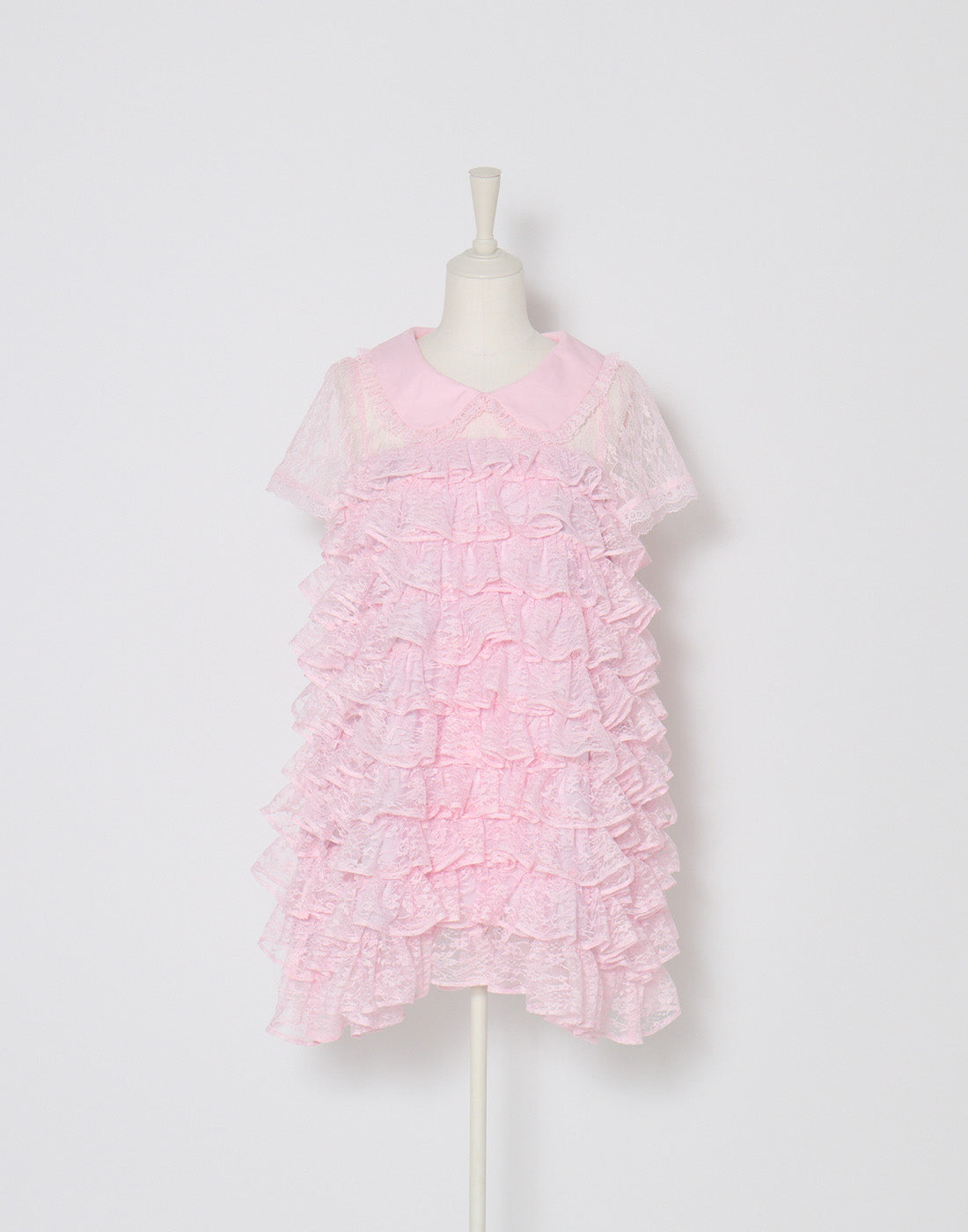 Full of frills lace tiered one piece – AVENCHUMU （アバンチュウム）