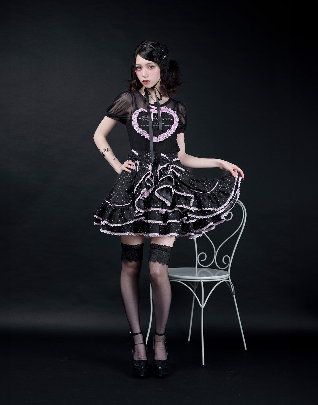 My only Doll frill skirt – AVENCHUMU （アバンチュウム）