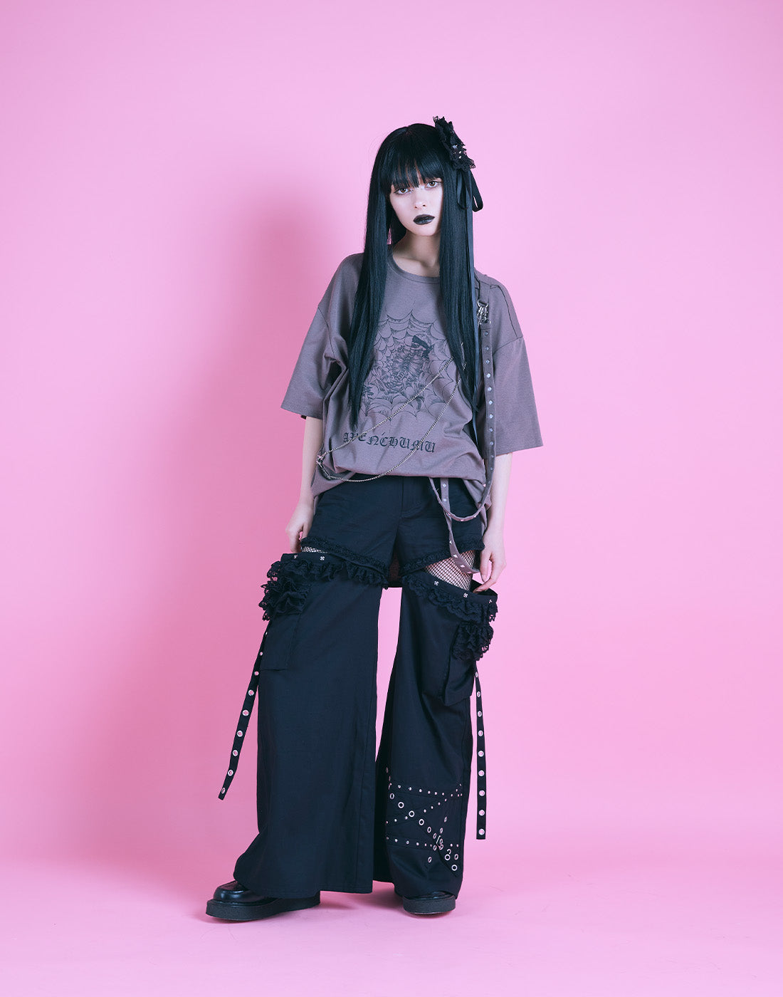 PUNYUSTシャツ ドロストストライプシャツ[商品：PN25SS-014] - PUNYUS Online