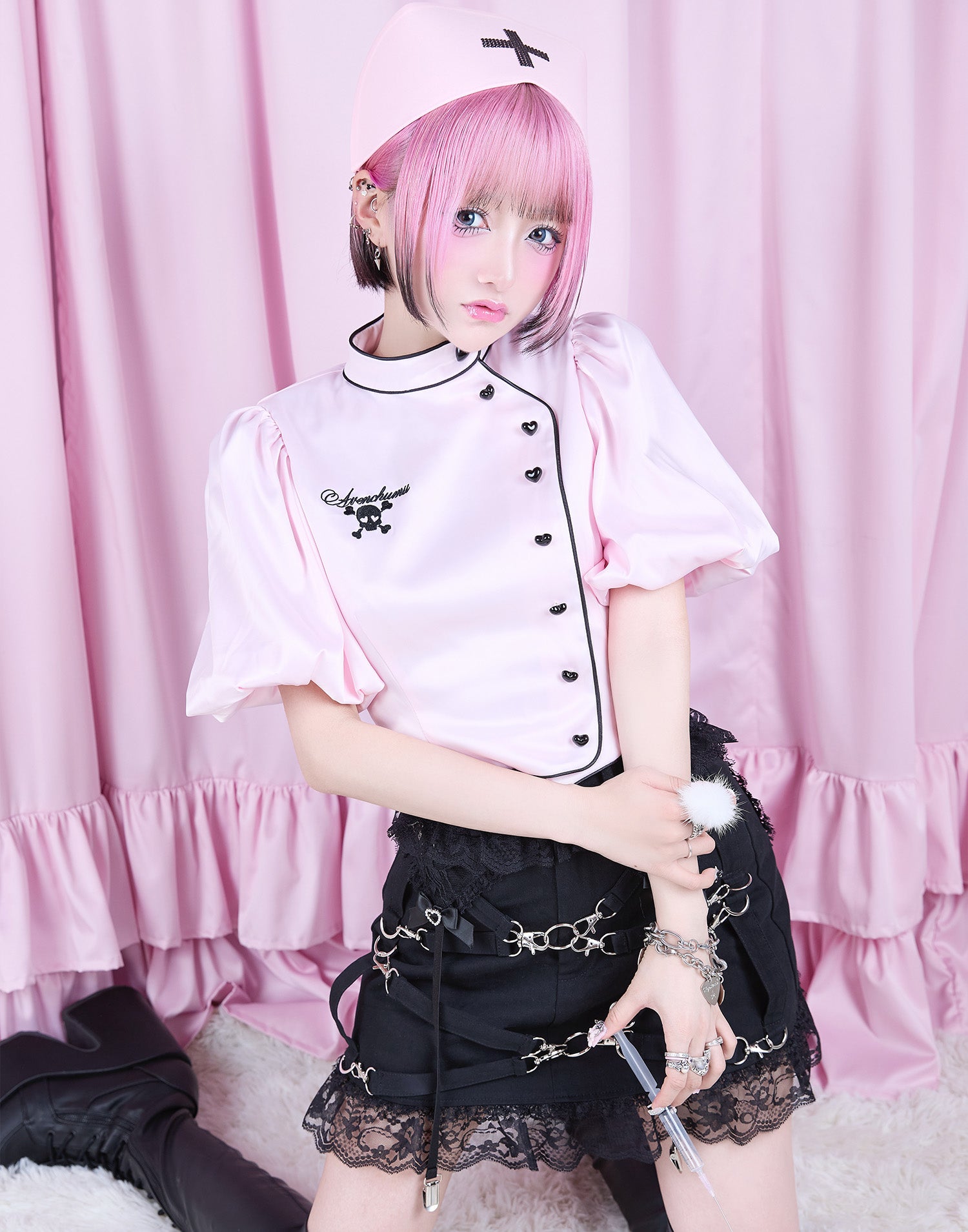 Like a nurse heart blouse – AVENCHUMU （アバンチュウム）