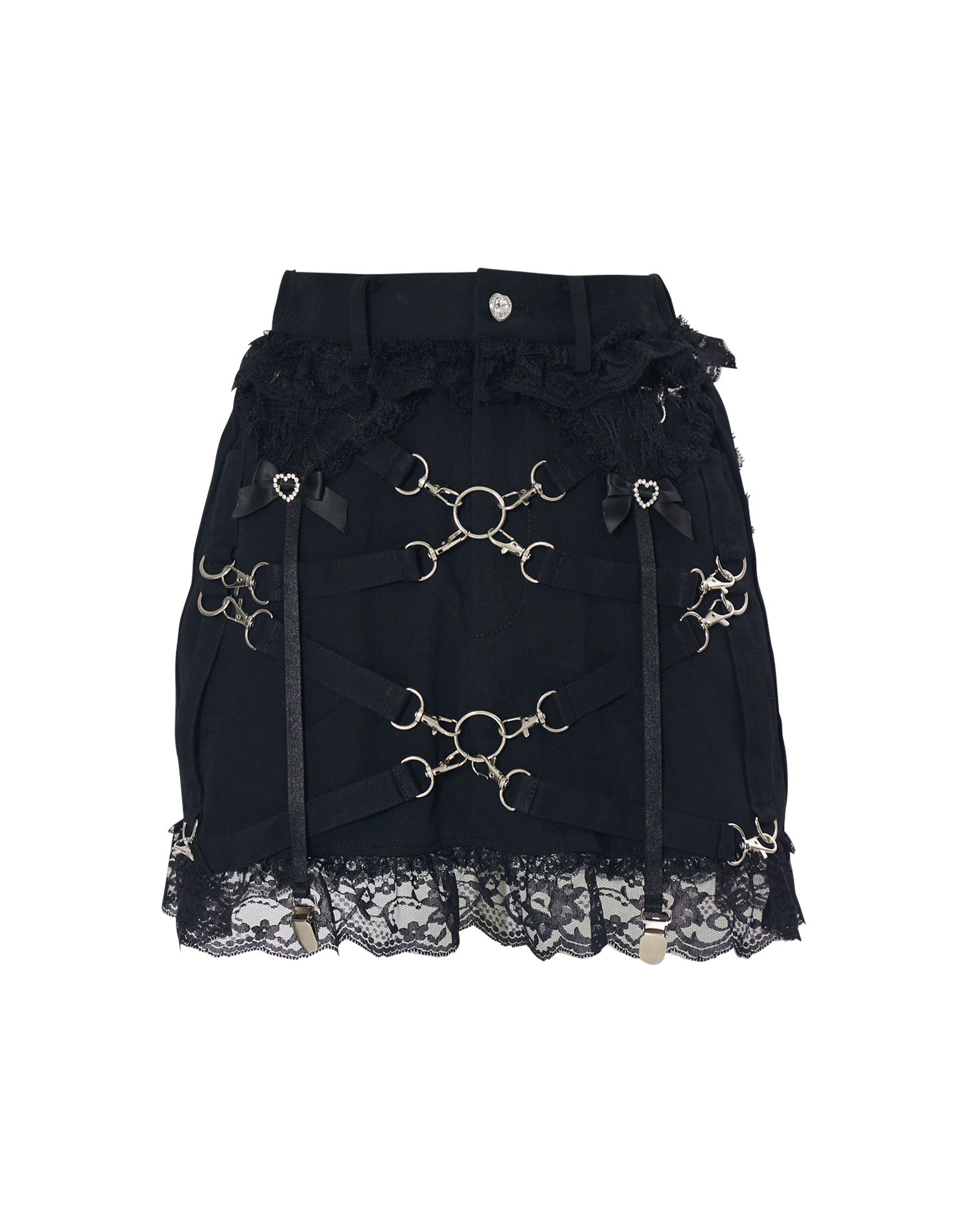 AVENCHUMU DimMoire garter belt スカート 黒黒 AVENCHUMU×DimMoire – AVENCHUMU （アバンチュウム）