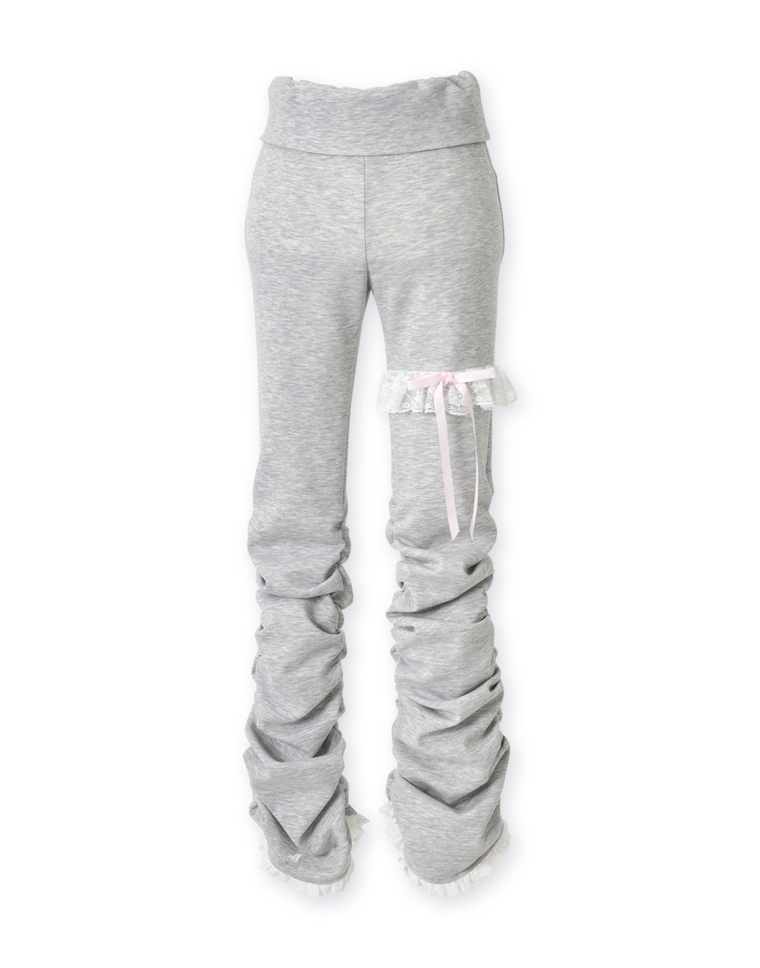 Lace ribbon garter gather pants – AVENCHUMU （アバンチュウム） 