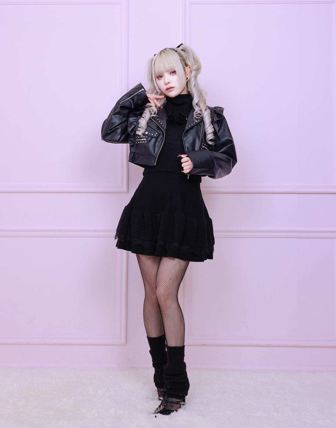 AVENCHUMU レザージャケット ライダース Bad princess riders