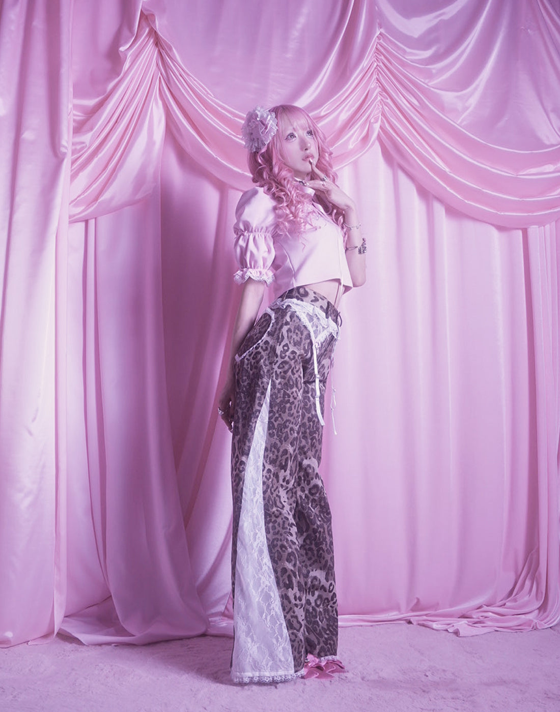 Lacy garter wide pants – AVENCHUMU （アバンチュウム）