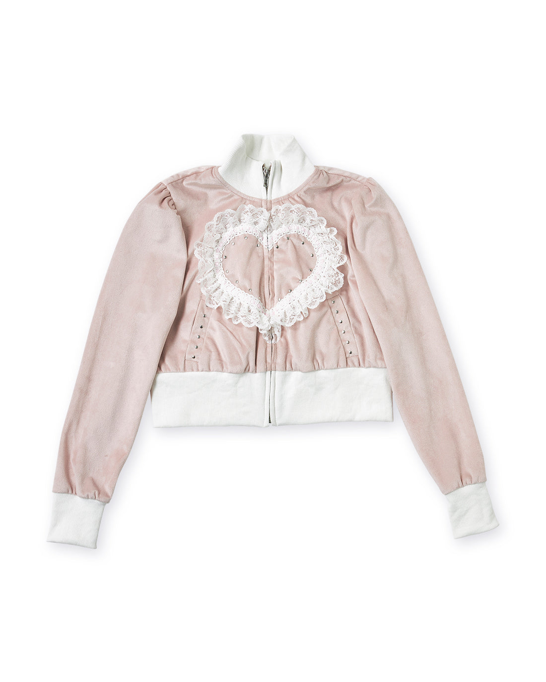 Love heart's cake zip outer