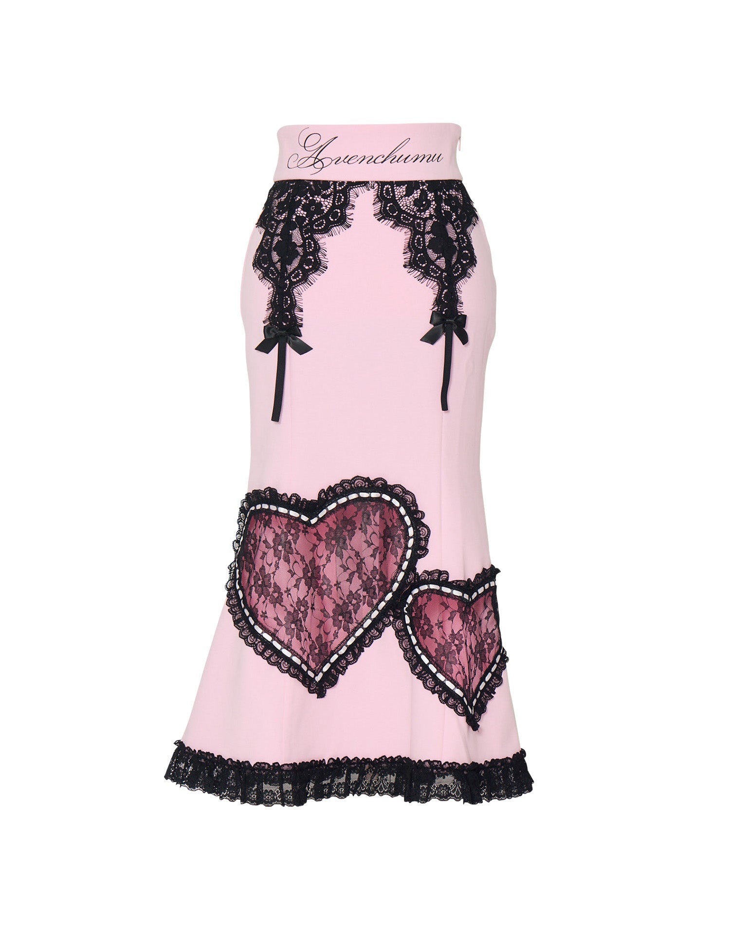 Race hearts garter long skirt – AVENCHUMU （アバンチュウム）