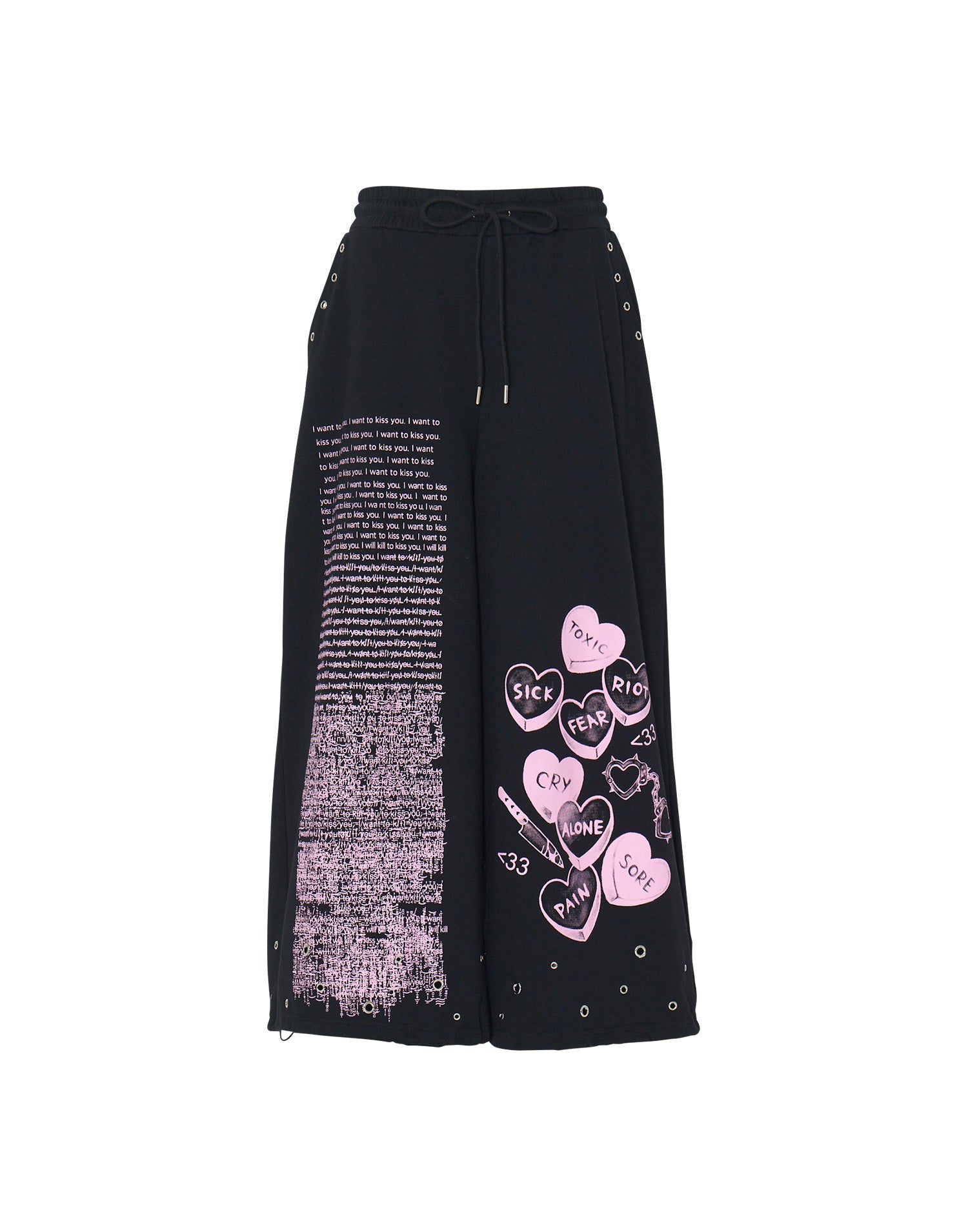 Full of illustration sweat pants – AVENCHUMU （アバンチュウム）