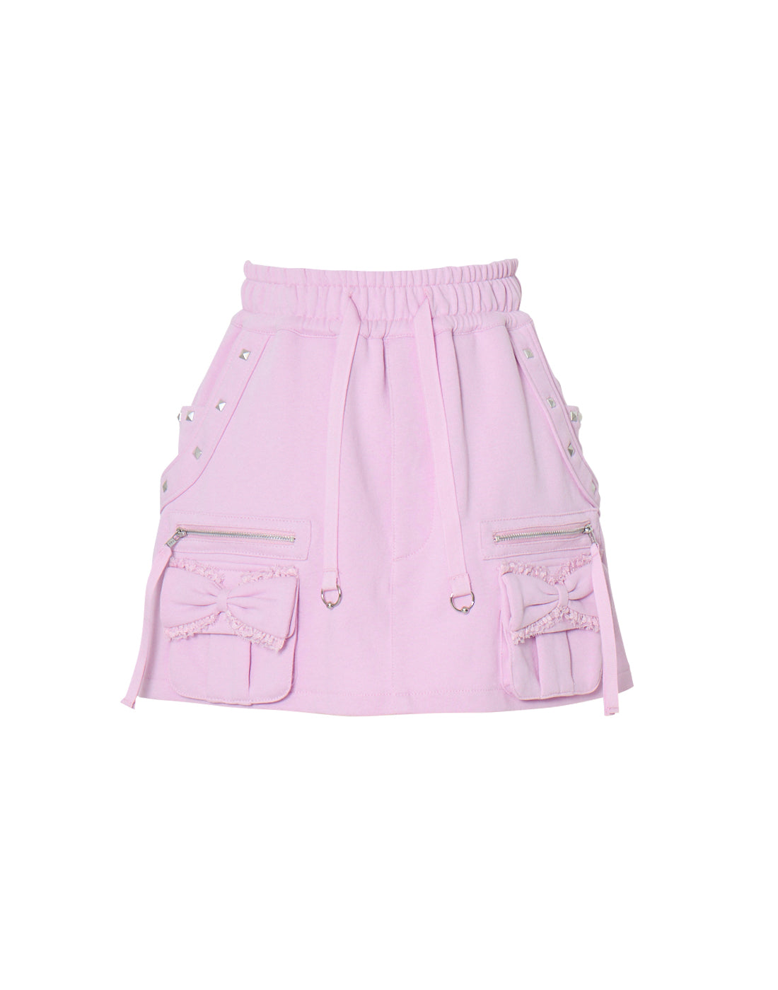 スカート Ribbon pocket studded sweat skirt Ribbon pocket studded sweat skirt – AVENCHUMU （アバンチュウム）
