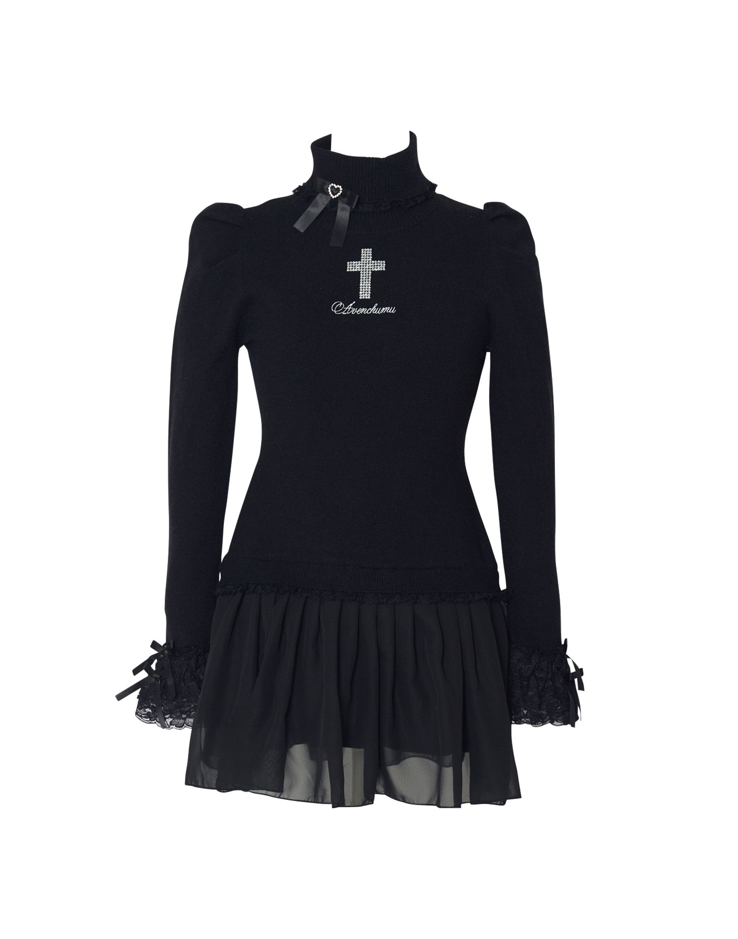 【AVENCHUMU】Angel feather knit one-piece Angel feather knit one-piece – AVENCHUMU （アバンチュウム）