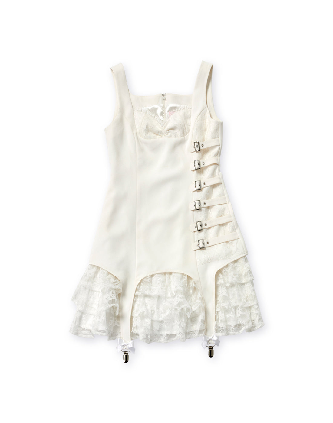 Buckle belt garter dress – AVENCHUMU （アバンチュウム） 