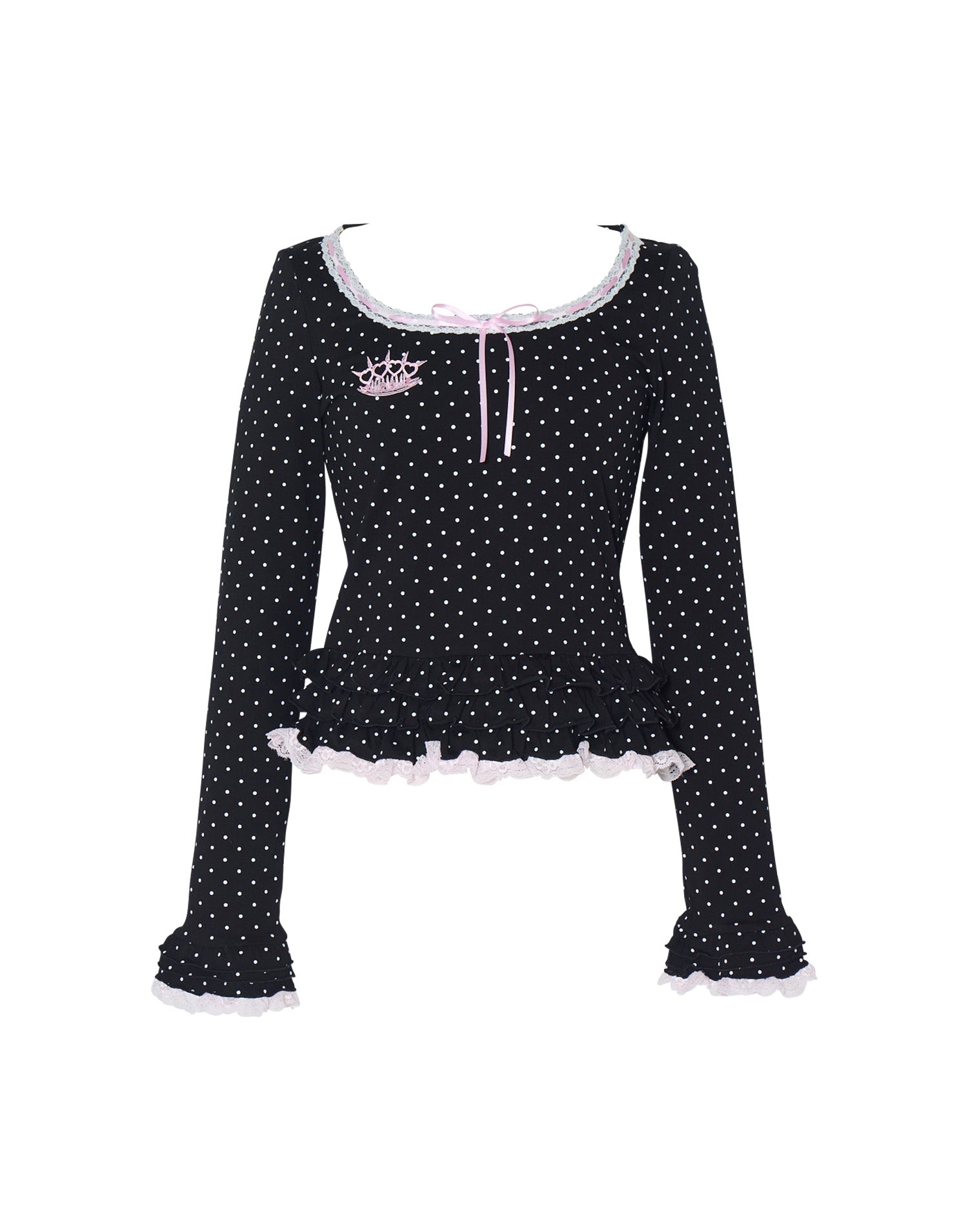 Brass knuckle long sleeve frill tops – AVENCHUMU （アバンチュウム）