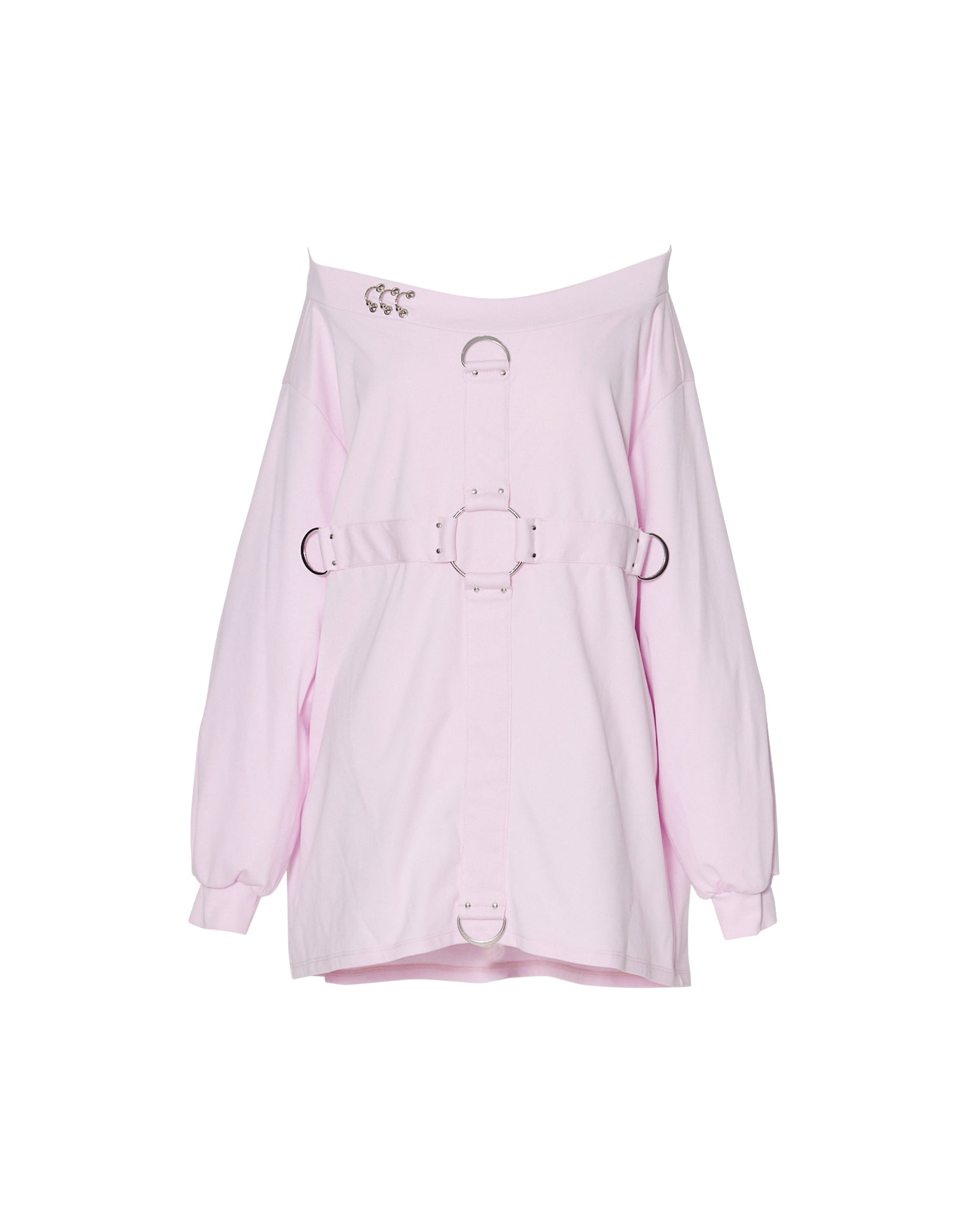 Front cross long sleeve T-shirt – AVENCHUMU （アバンチュウム）
