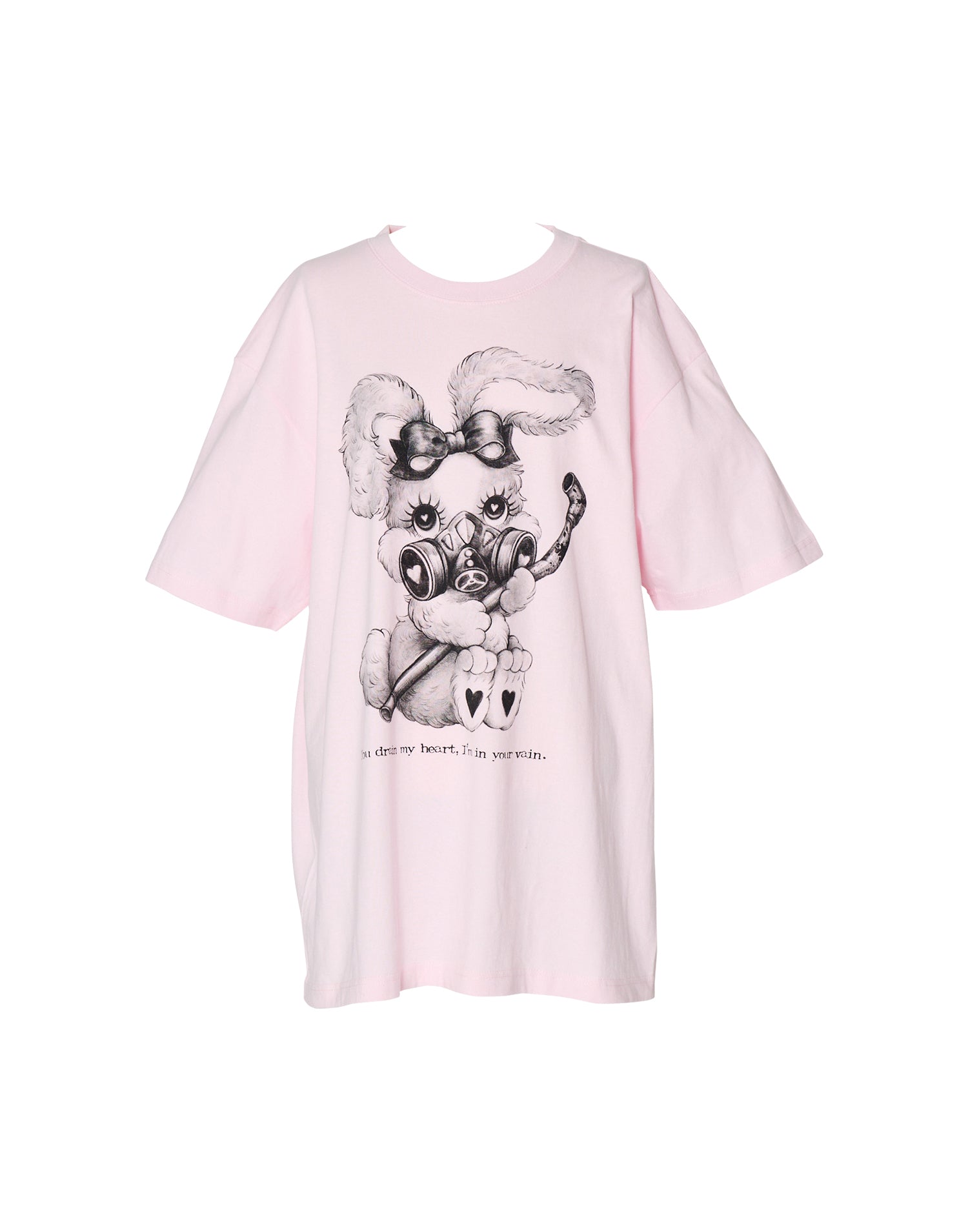 Bunny illustration T-shirt – AVENCHUMU （アバンチュウム）