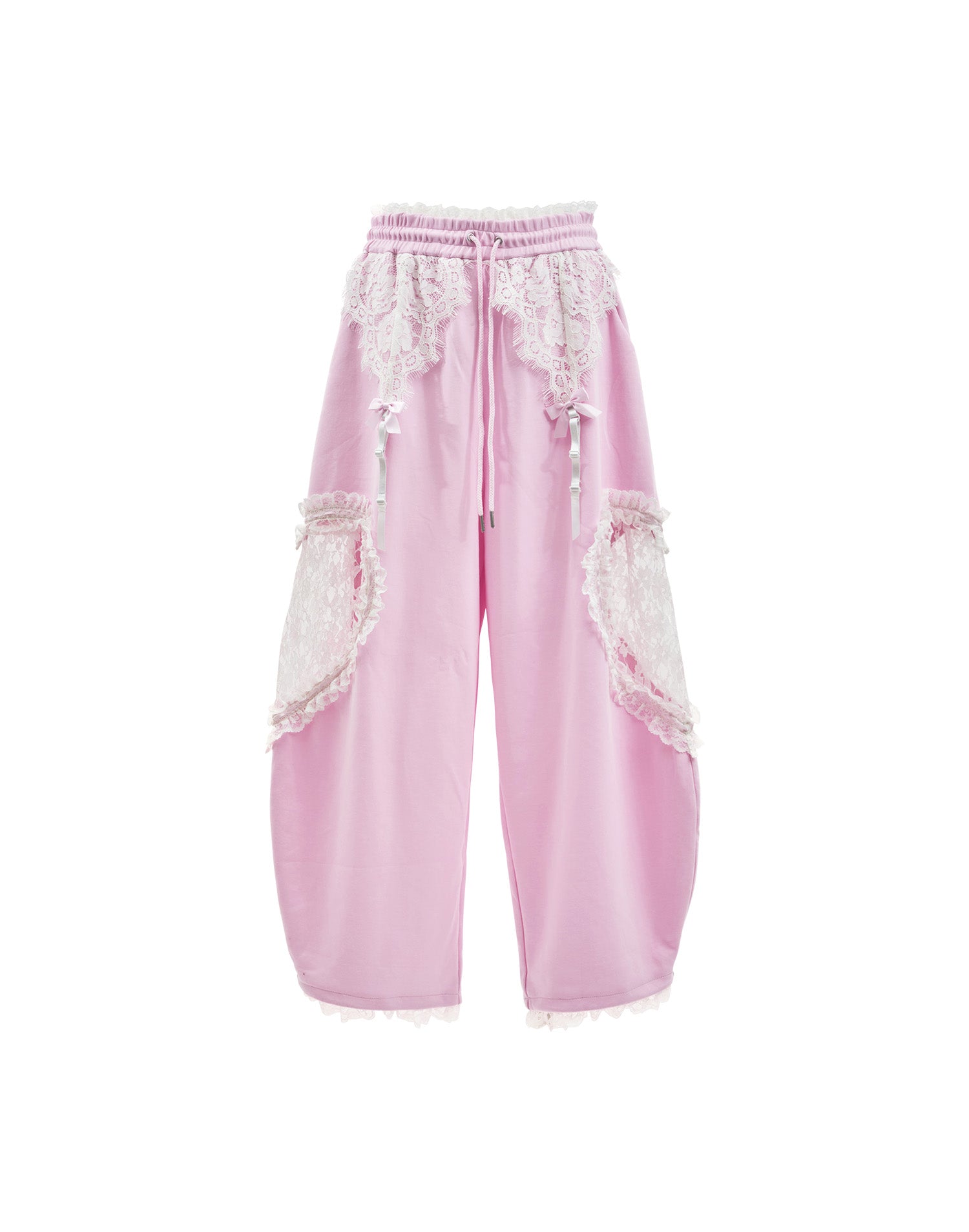 Lace hearts garter sweat pants – AVENCHUMU （アバンチュウム）