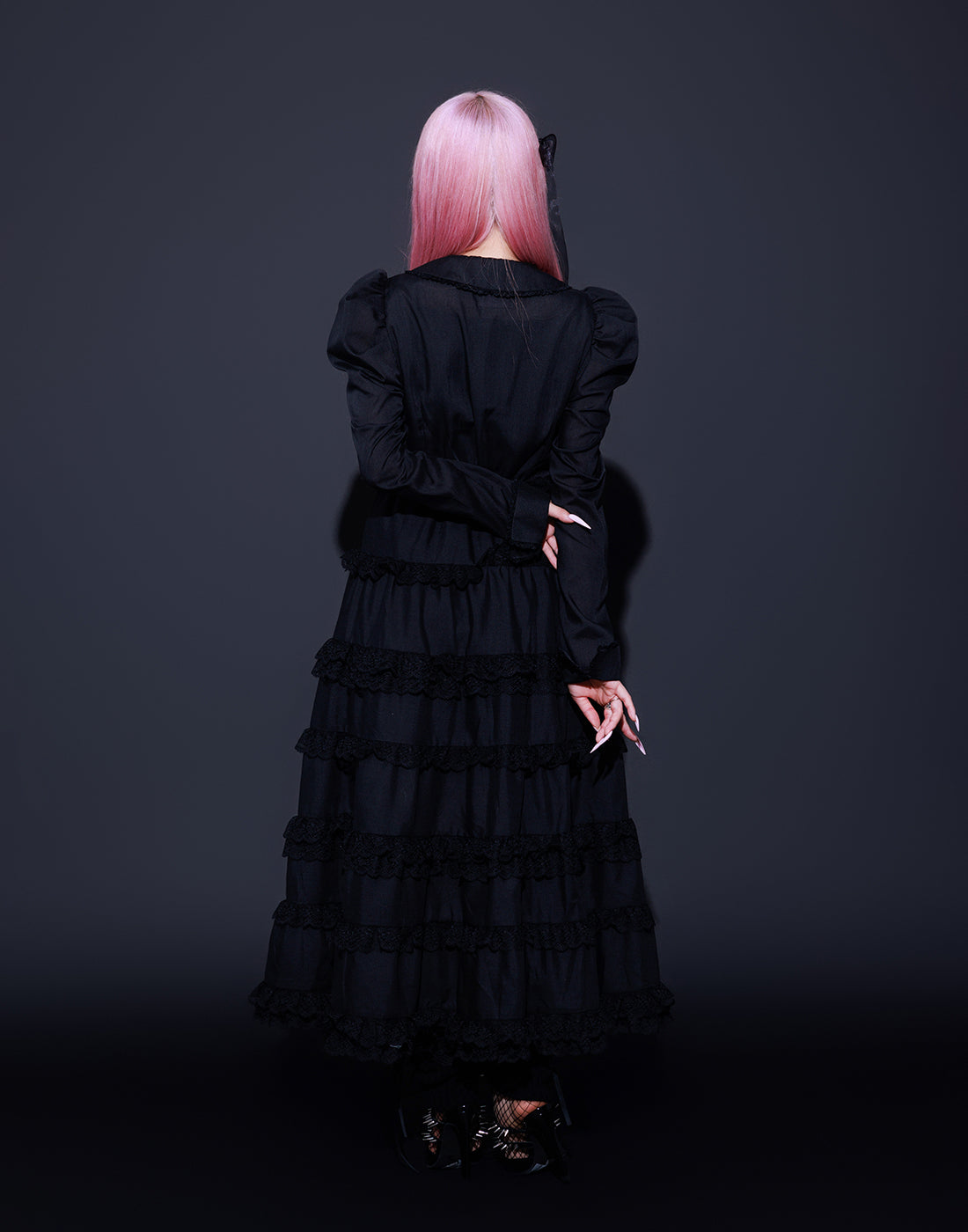 Full of tiered long dress – AVENCHUMU （アバンチュウム）