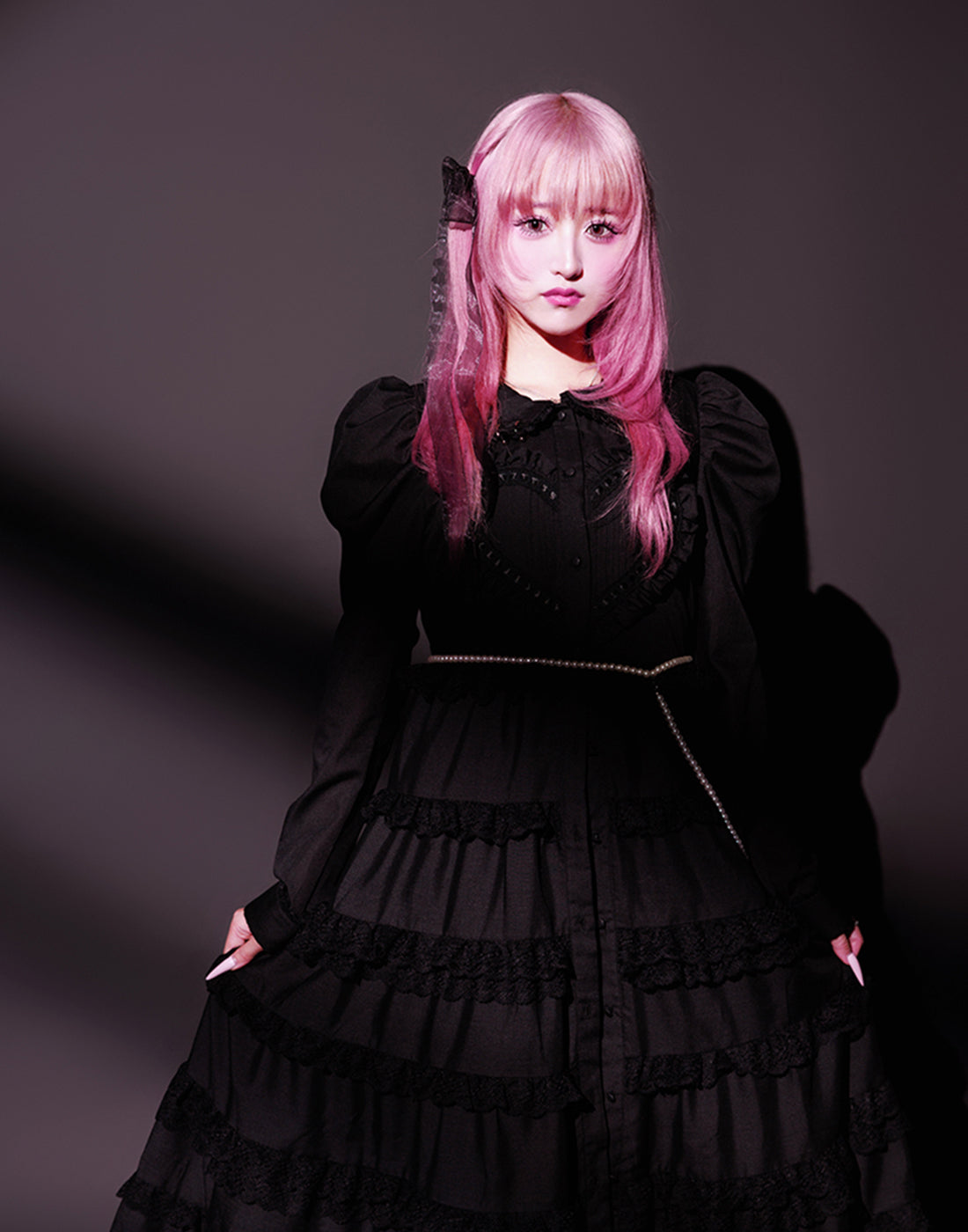 Full of tiered long dress – AVENCHUMU （アバンチュウム）