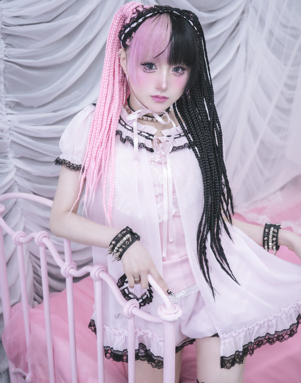 Bone ribbon puff doll dress / AVENCHUMU 25 Spring collection 