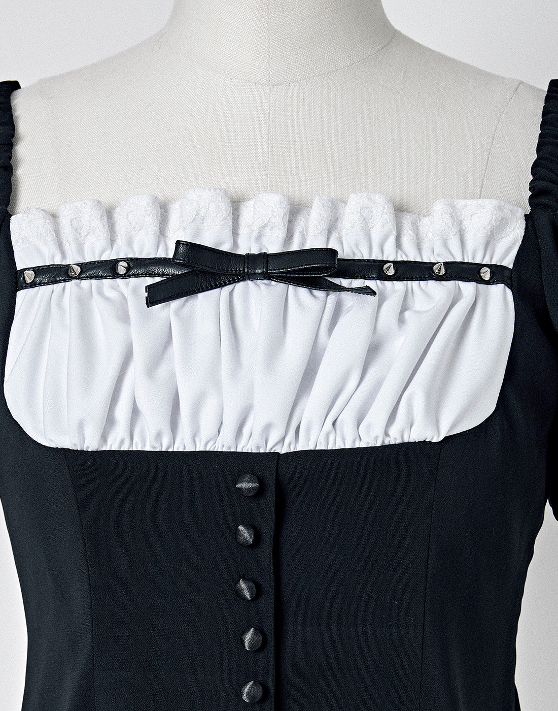 Girls leather ribbon blouse – AVENCHUMU （アバンチュウム）